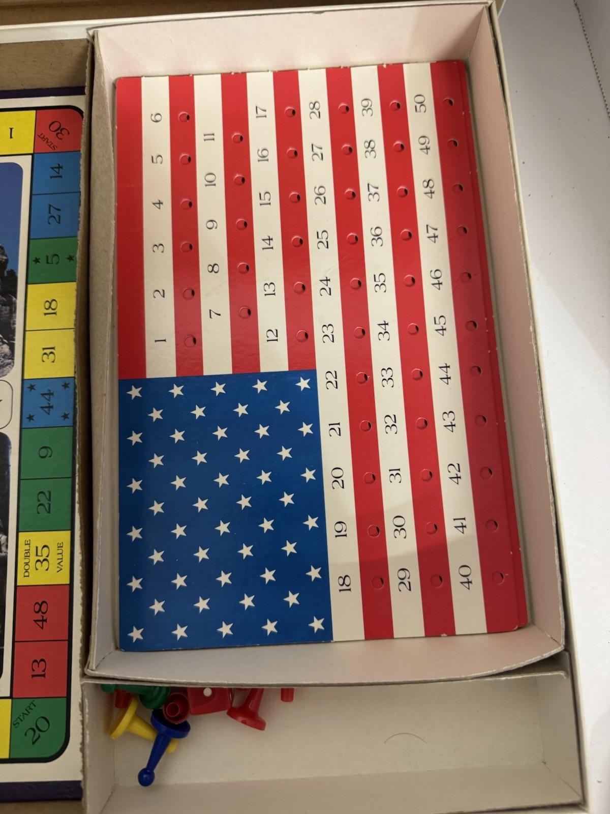 Vintage 1971 Cadaco Your America Board Game Patriotic History Complete in Box