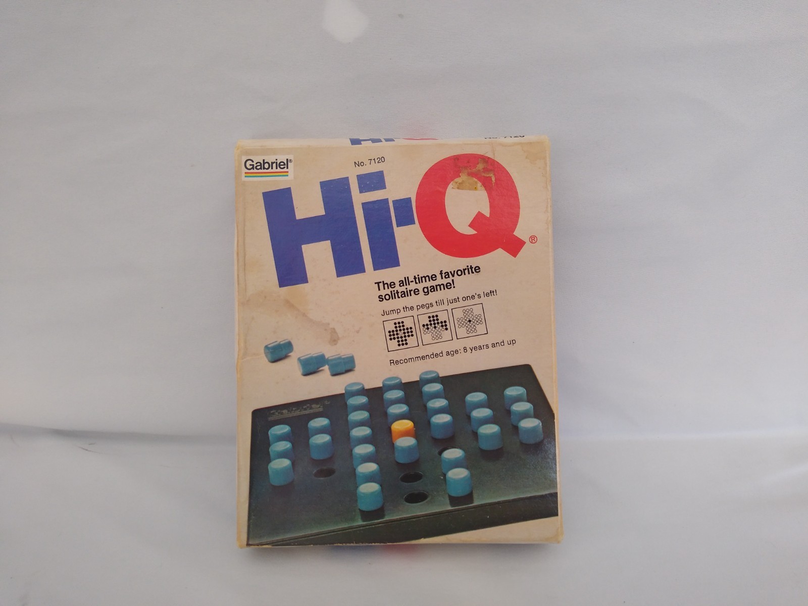Vintage Gabriel HI Q 7120 Solitaire Peg Game 1978 Complete Favorite Travel Games