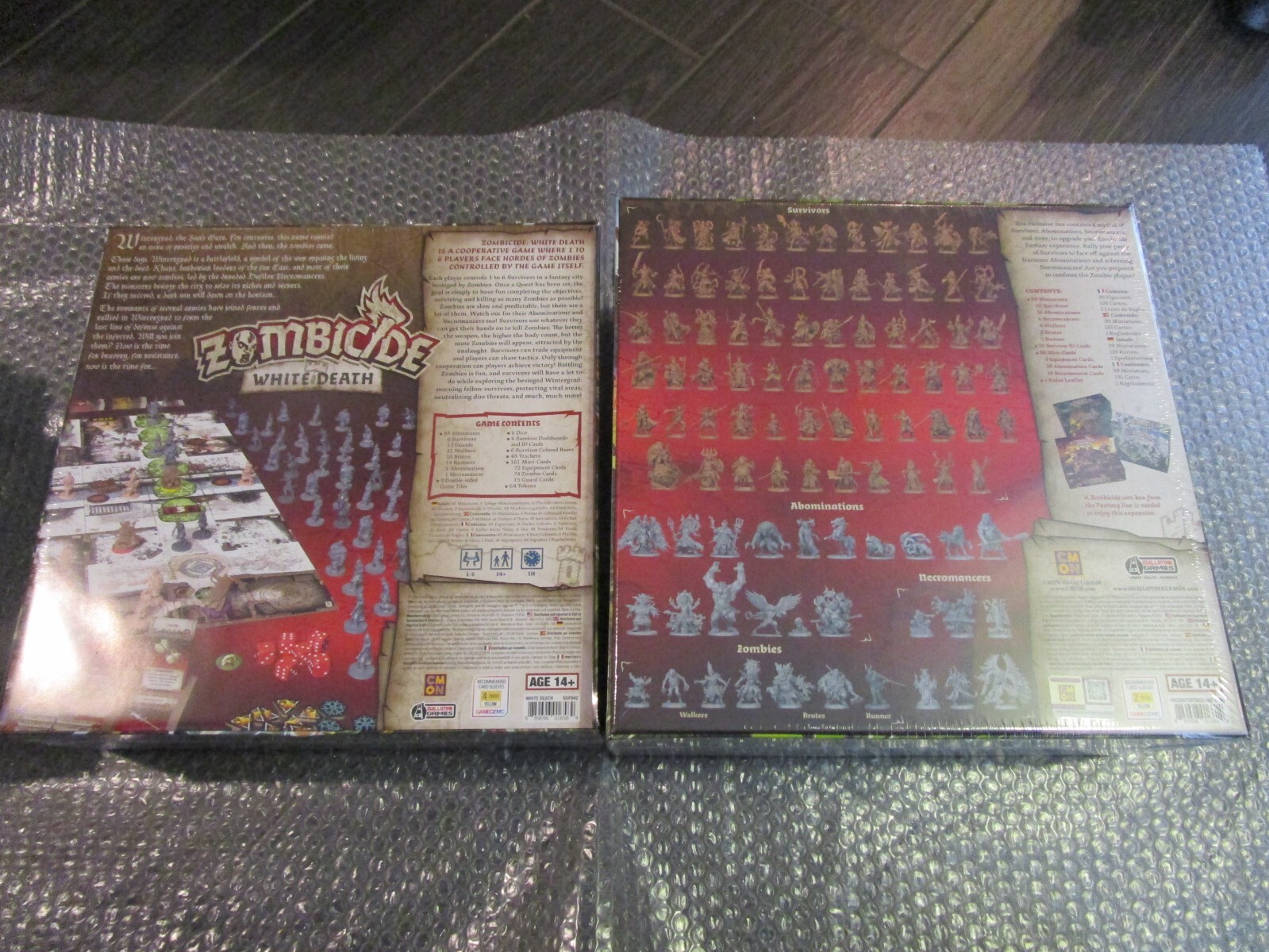 NEW Zombicide White Death Frozen Fortress Pledge Kickstarter Exclusive SEALED