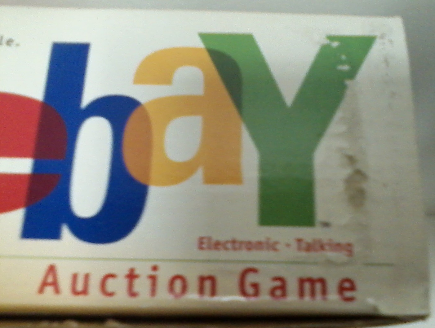 Hasbro Parker Brothers eBay Electronic Talking Auction Game Vintage