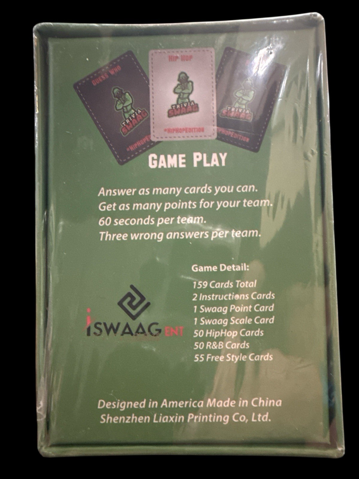Trivia Swaag Hip Hop Edition Trivia Game Of Music For The Culture-Game Night NEW