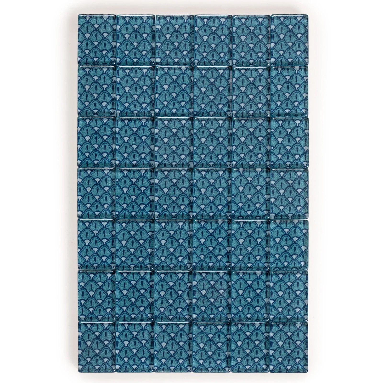 American Mahjong Oceana 166-Tile Rack/Pusher Heather Teal Soft Case TC-AF001-A