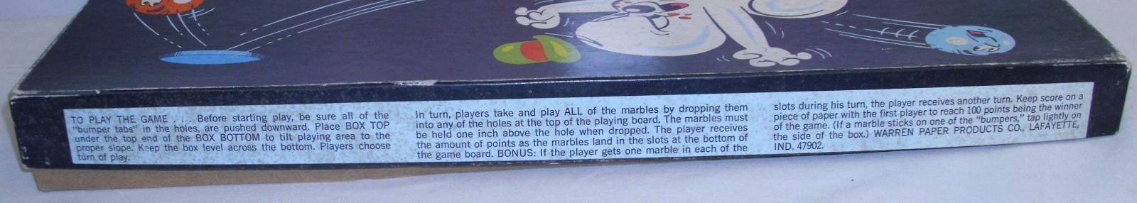 SPOOKY THE TUFF LITTLE GHOST TV CARTOON MARBLE MAZE GAME 1971 BOXED