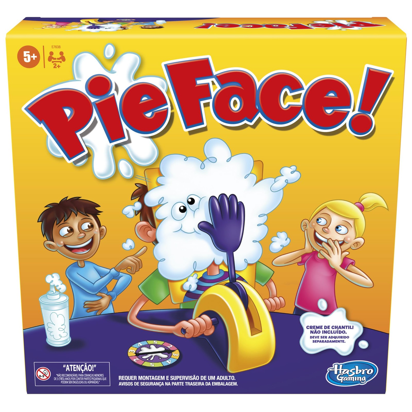 Hilarious Pie Face Game for Family Fun Kids Ages 5 and Up Tabletop Gameplay