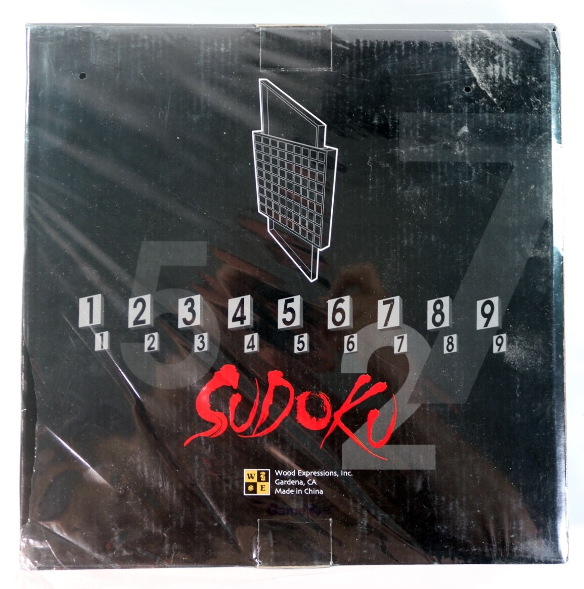 Sealed Sudoku Wooden Game Board and Pieces by Wood Expressions Inc.