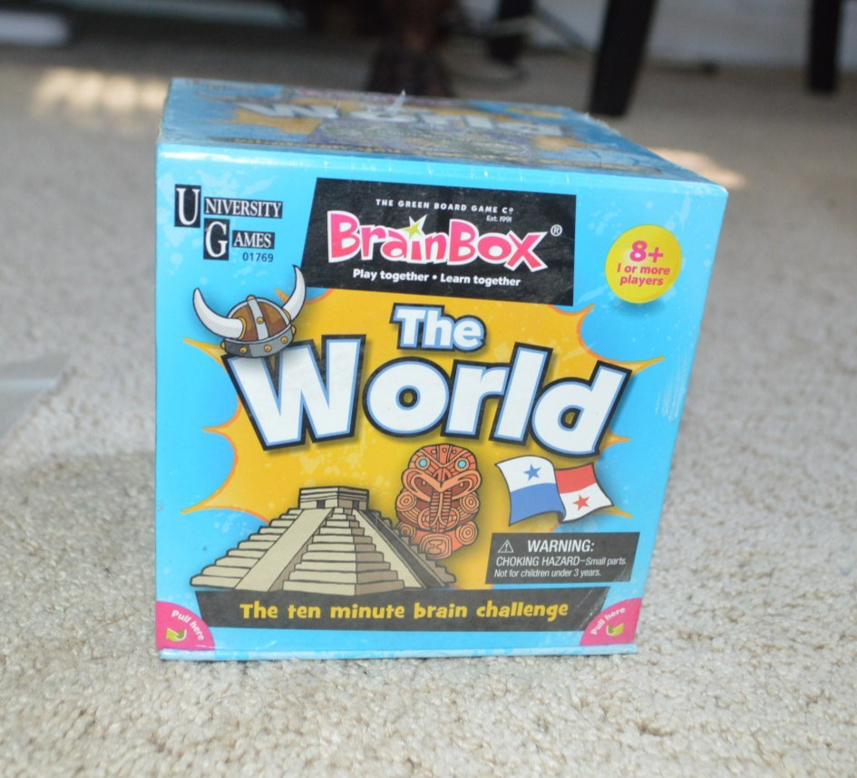 THE WORLD The Brain Box Memory Game 2018 Edition New Never Used Sealed