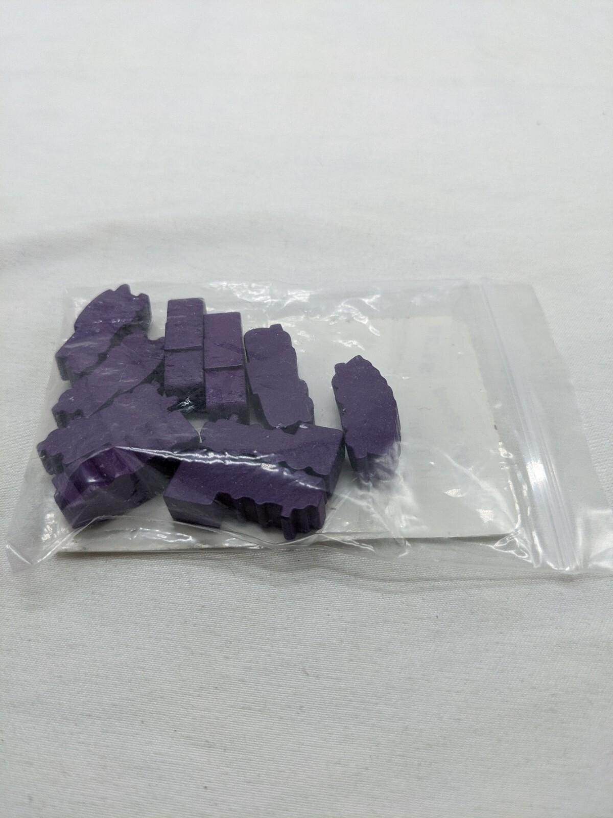 Mayday Games Purple Wood 10 Train Token Set