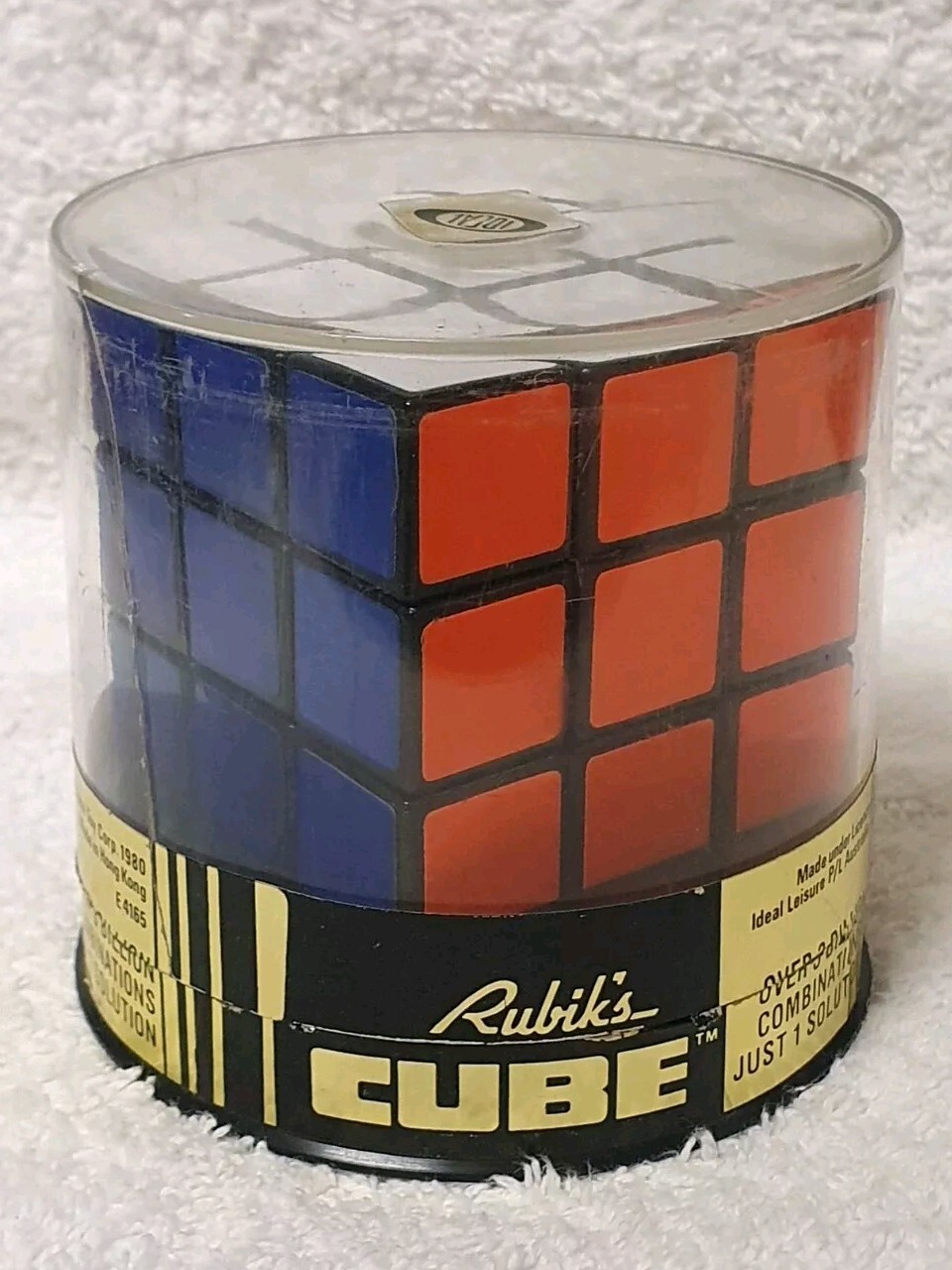 🔶RUBIK’S CUBE 1980 ORIGINAL IDEAL TOY CORP W/ BOX INSTRUCTION VINTAGE PACKAGING