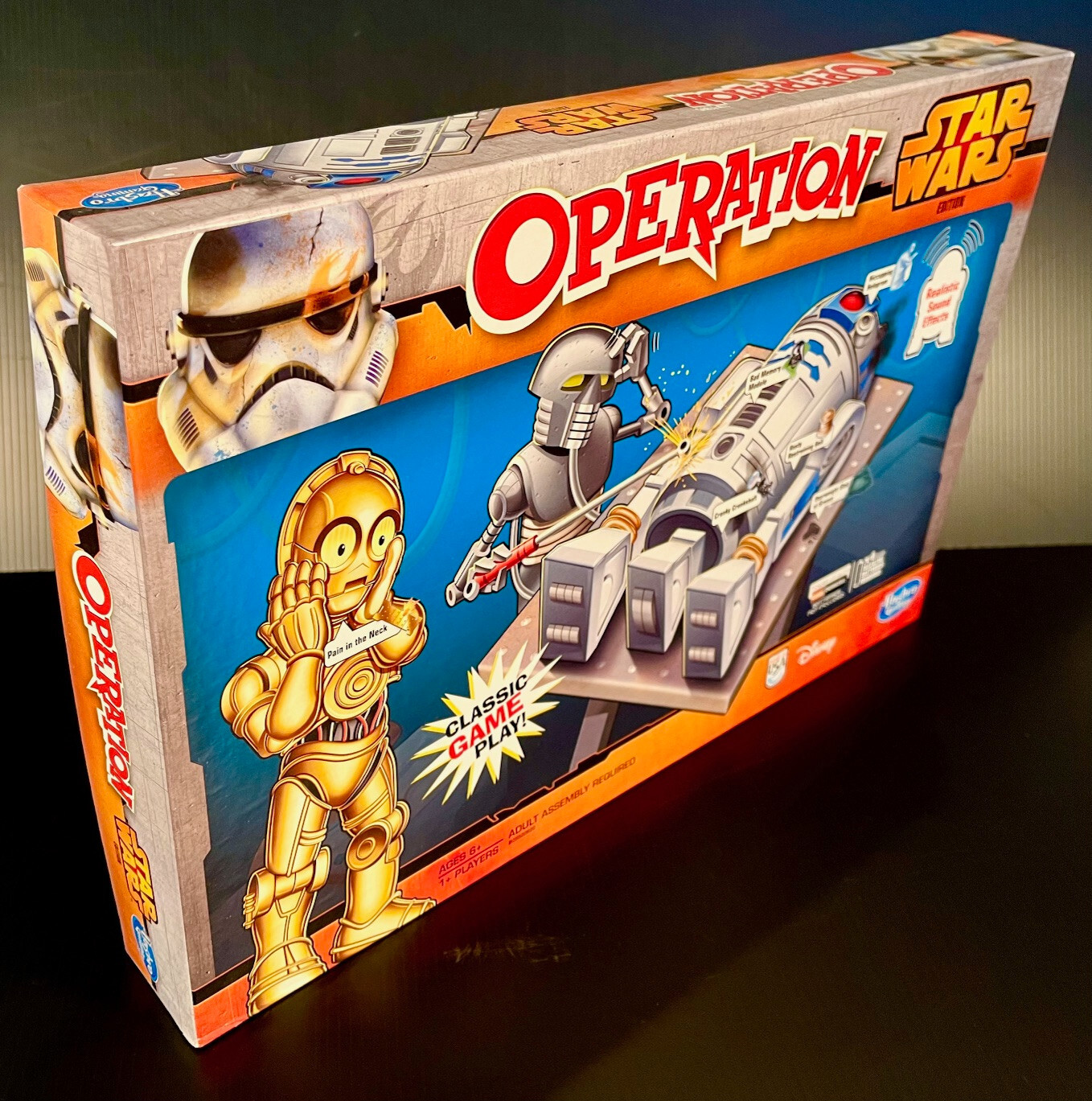 Hasbro R2-D2 OPERATION – Star Wars Edition! 100% Complete & Original!