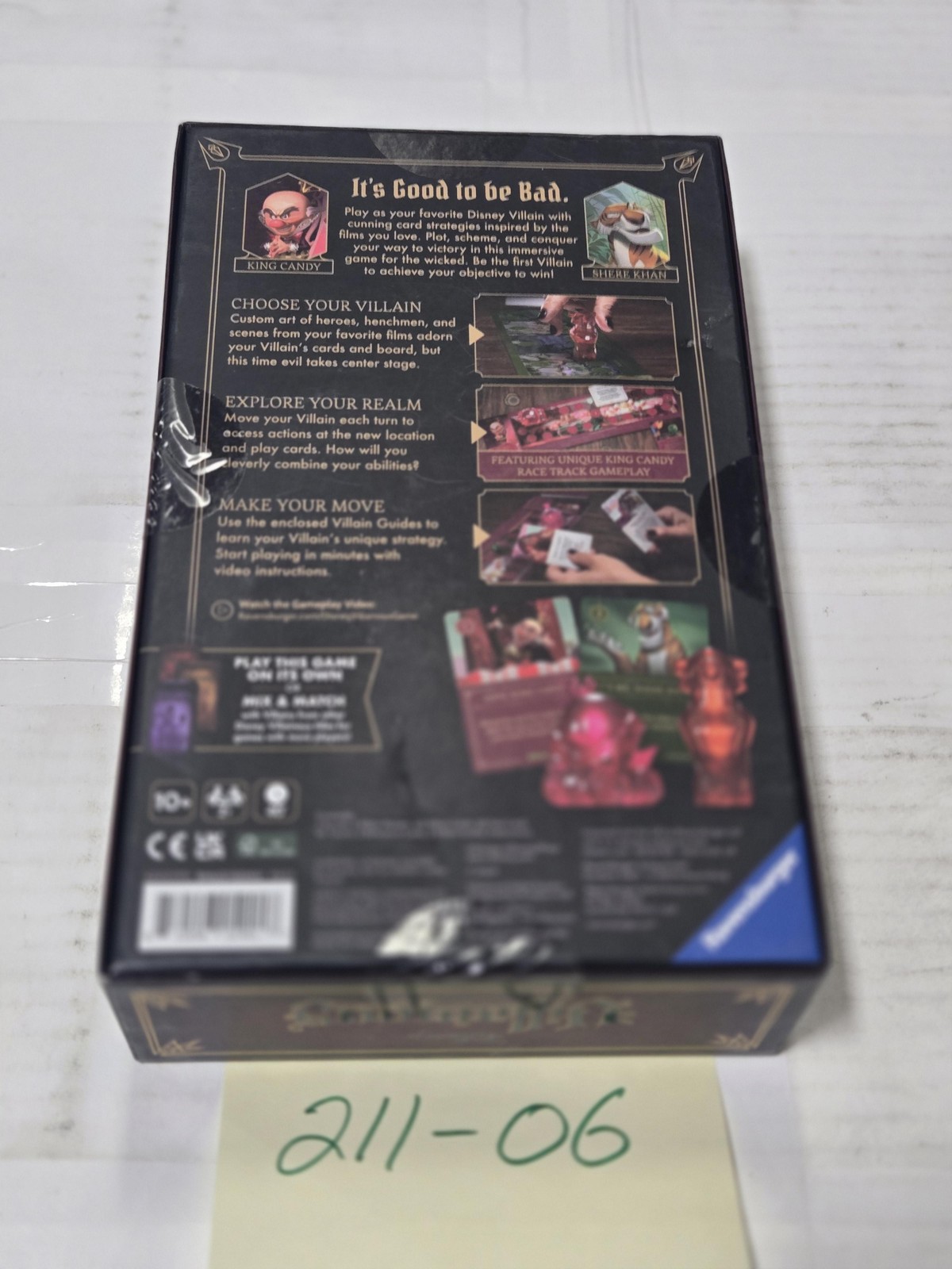 Ravensburger Disney Villainous Sugar And Spite Game 2-4 Players 10+ New Sealed