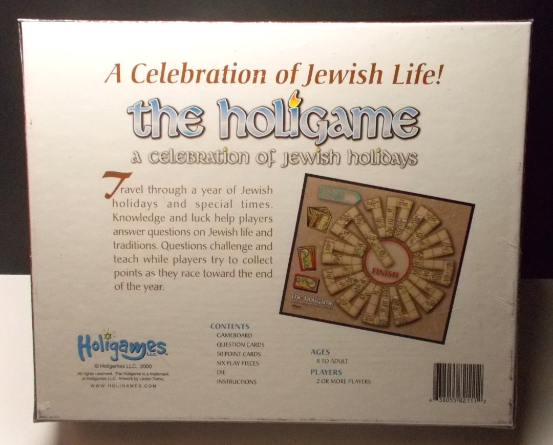 Holigames The Holigame A Celebration of Jewish Life & Holidays Factory Sealed