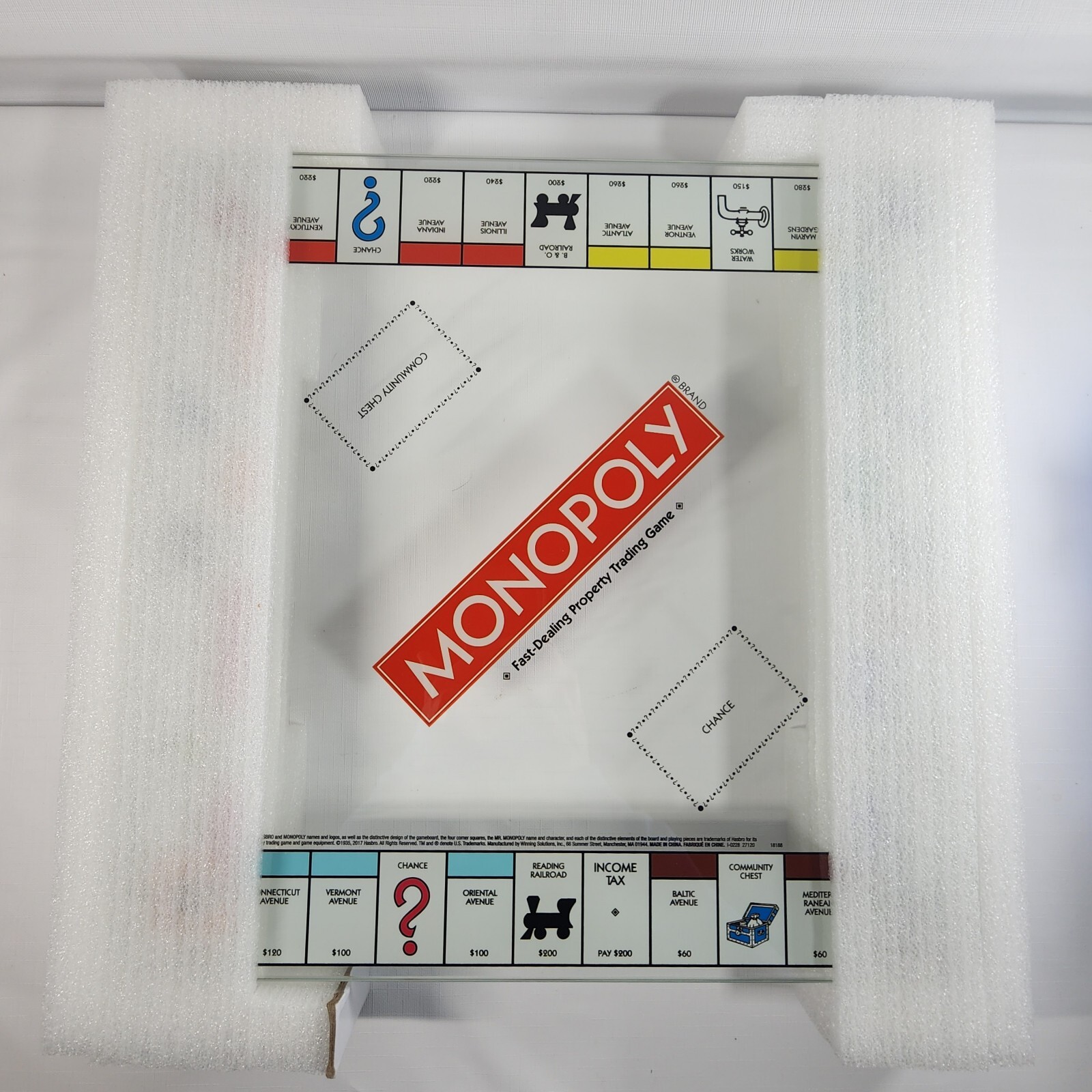 MONOPOLY Tempered Glass Edition W.S. Game Co 2018 COMPLETE