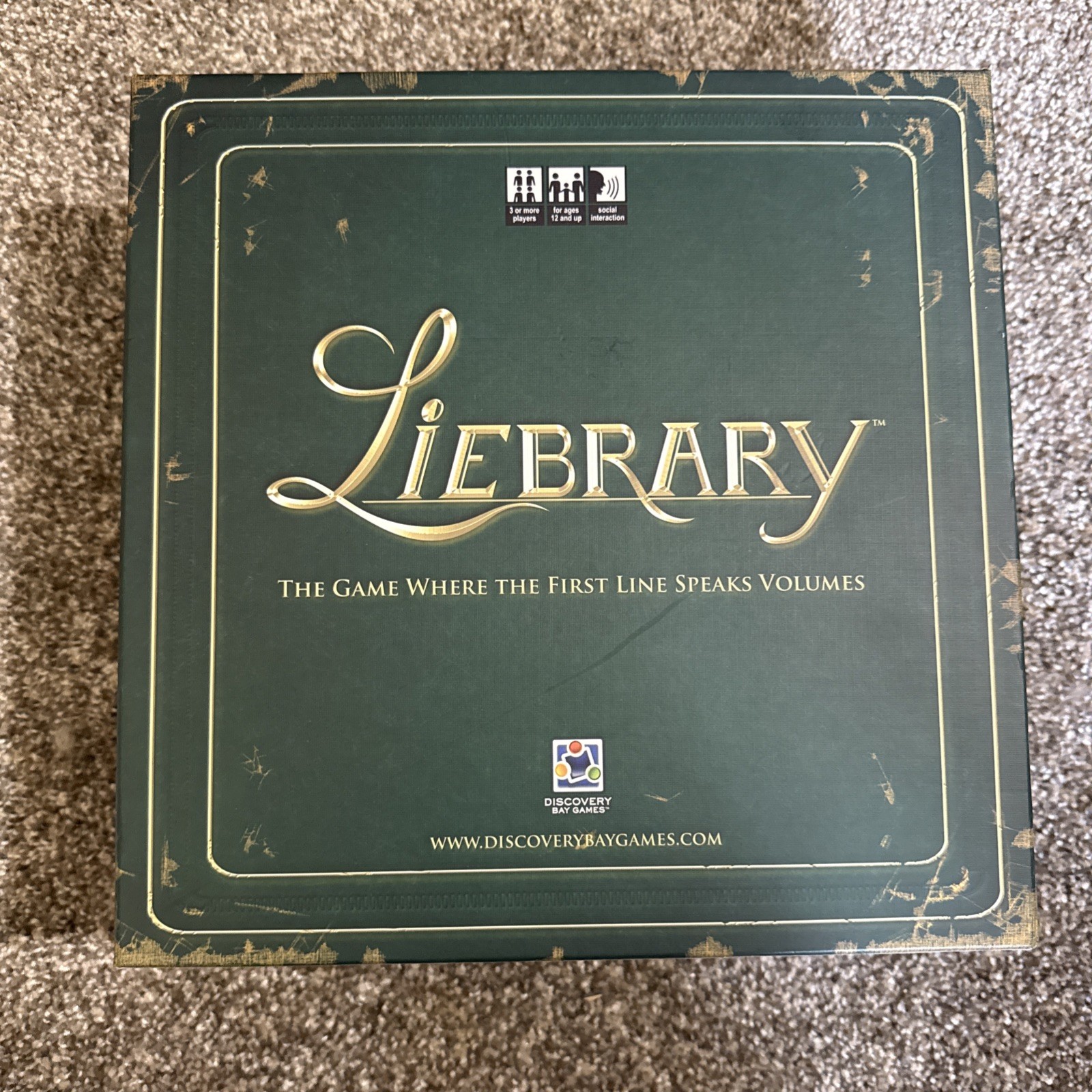 Liebrary Board Game by Discovery Bay Games 2009 Complete