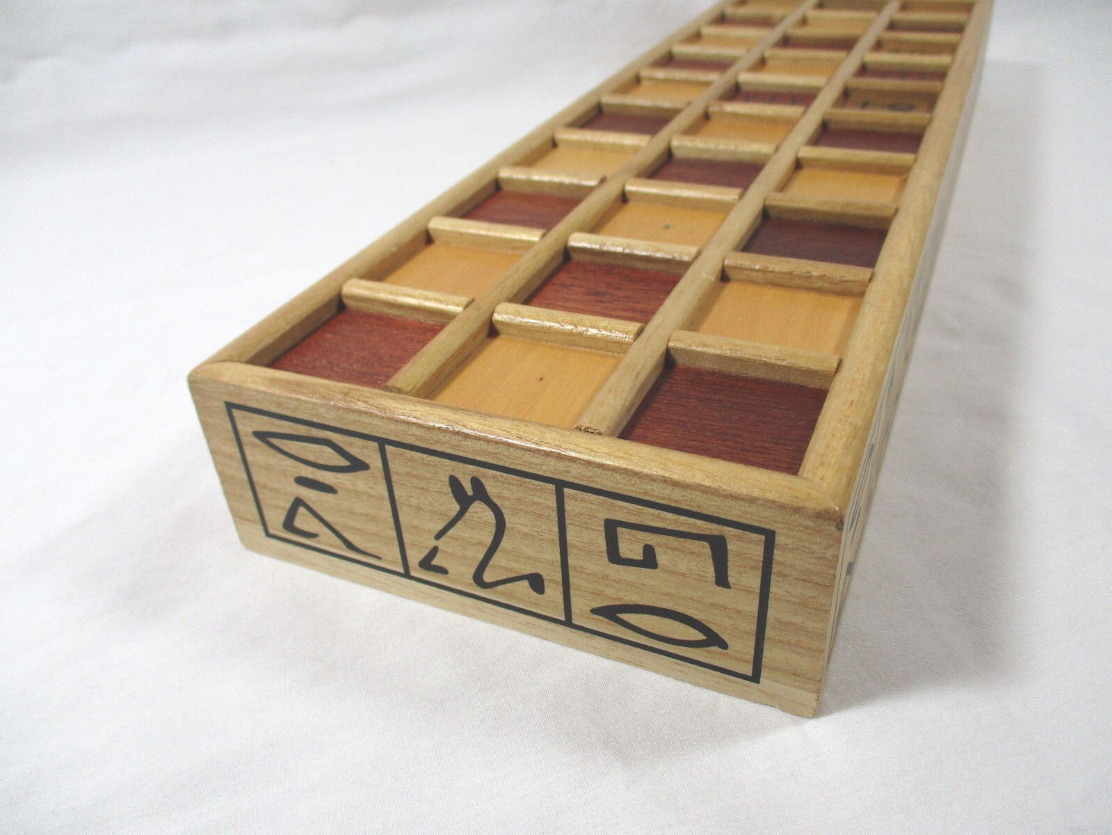 Senet Game Favorite Ancient Egyptian Board Game Wooden replacemt GAME BOARD ONLY