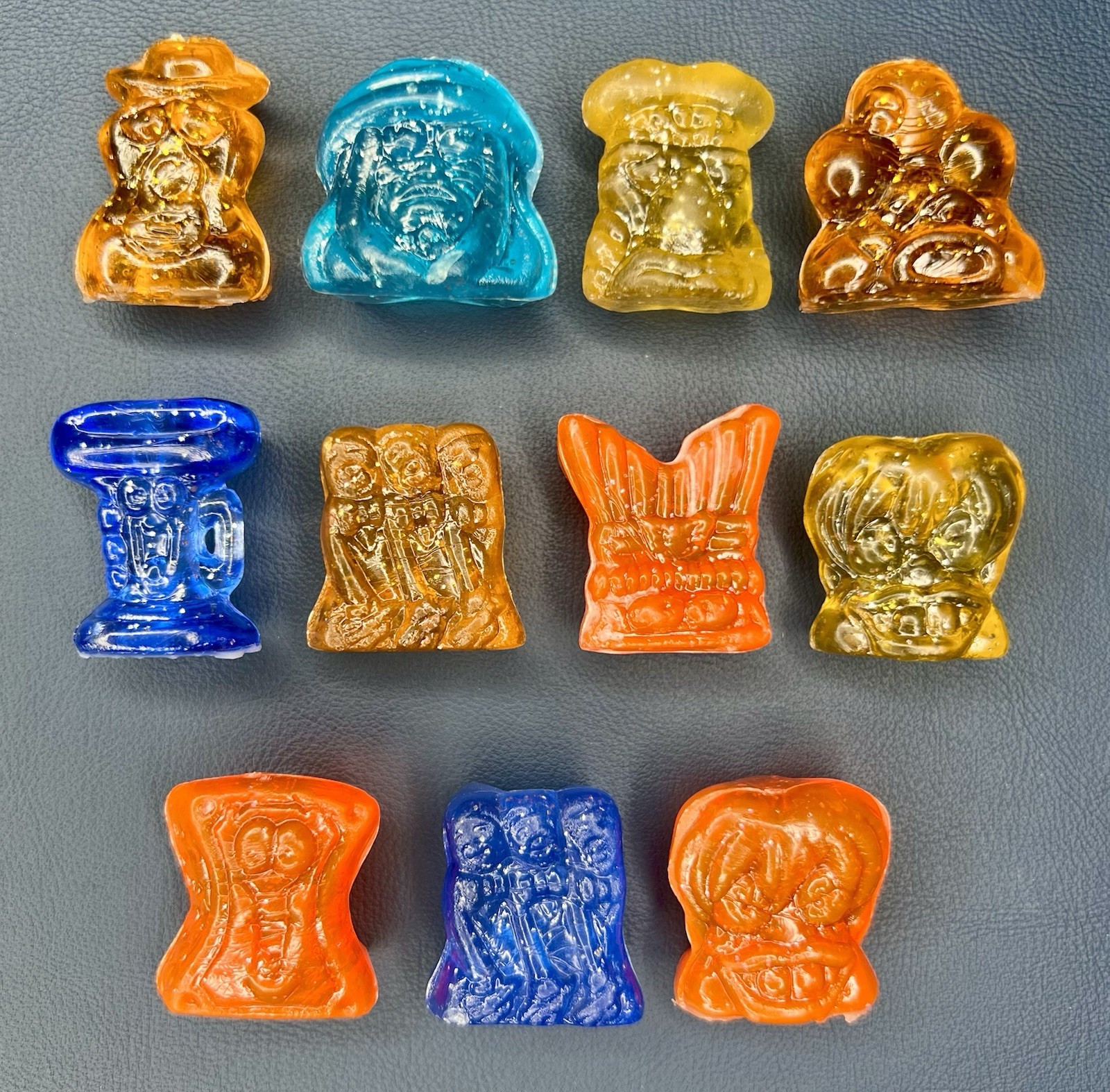 11 Geloucos Roqueiros Coca-Cola Brazil Damaged Rare Figures Like Crazy Bones