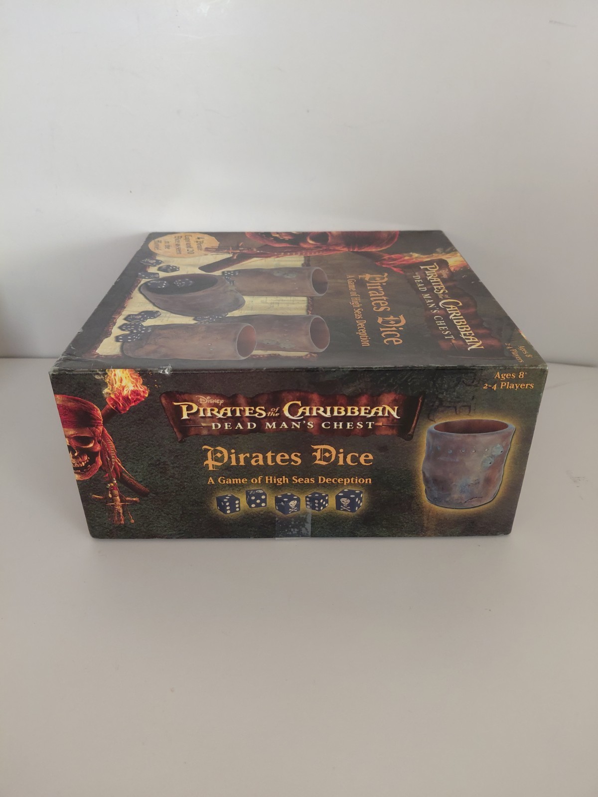 Dead Man’s Chest PIRATES DICE Game 100% COMPLETE Disney Pirates Of The Caribbean