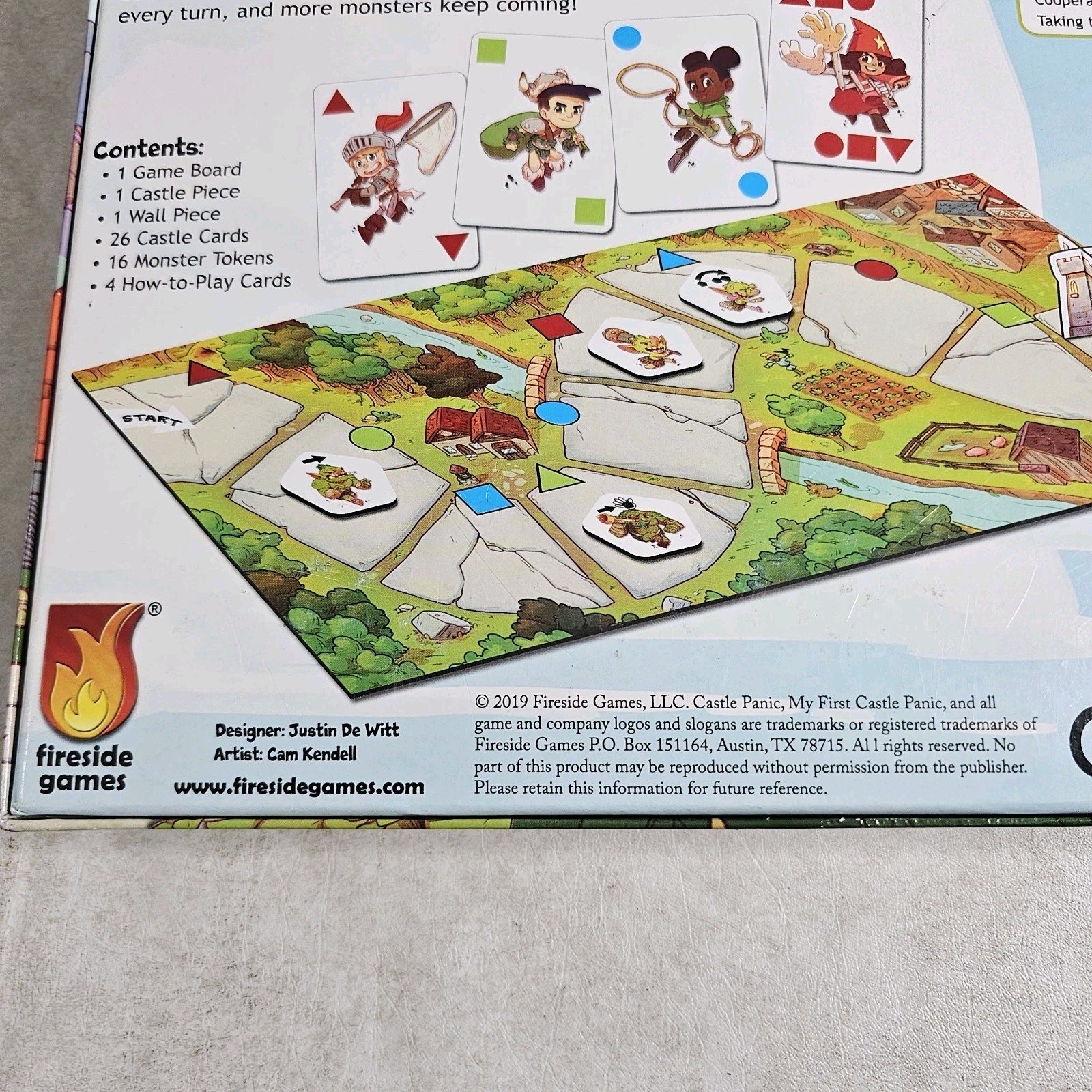 My First Castle Panic Age 4 and Up Fireside Games 2019 Board Game Complete