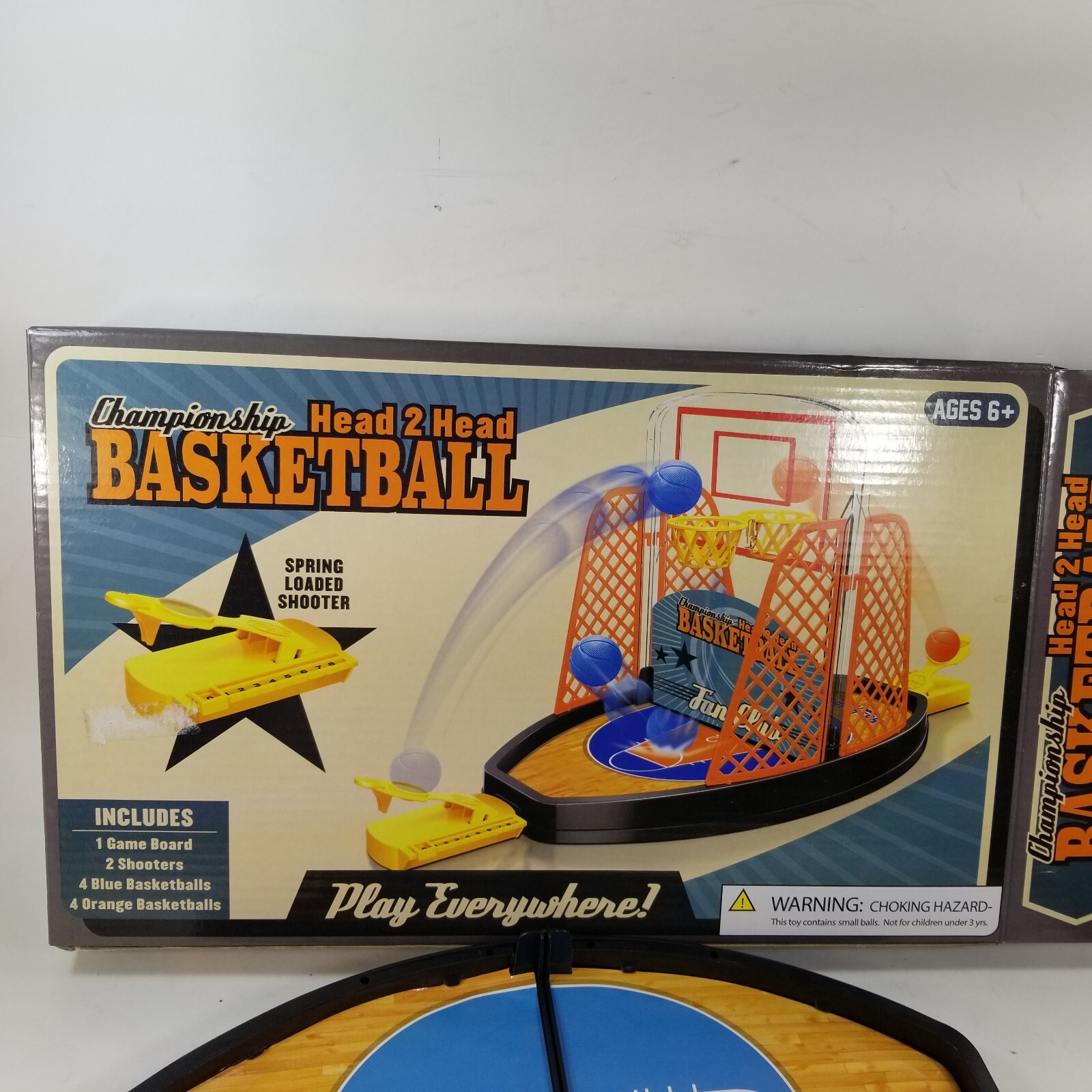 Championship Head 2 Head Basketball Tabletop Game Play Everywhere Sealed Parts