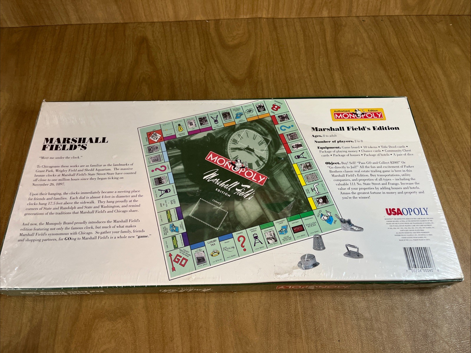 Vintage 1997 Monopoly Board Game Marshall Field’s Edition New