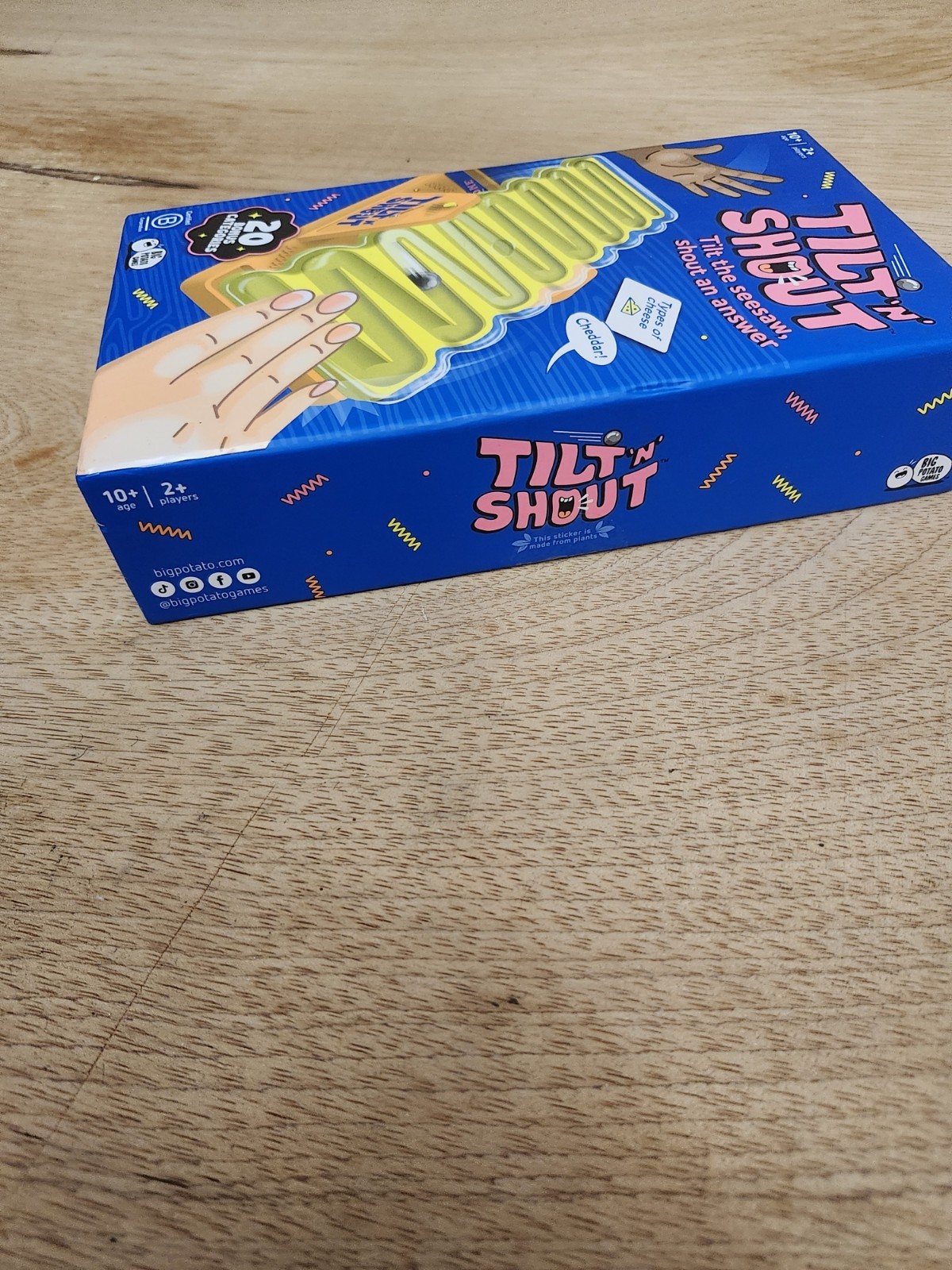 Big Potato Tilt ‘n’ Shout Board Game Brand New Sealed