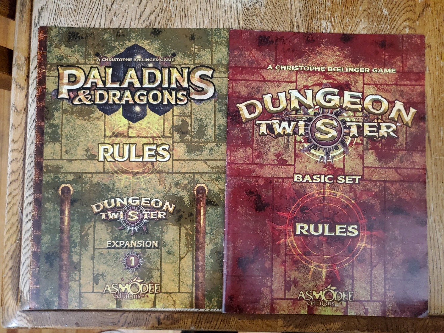 DUNGEON TWISTER BOARD GAME Basic Set 2005 Fantasy Asmodee Complete In Box CIB
