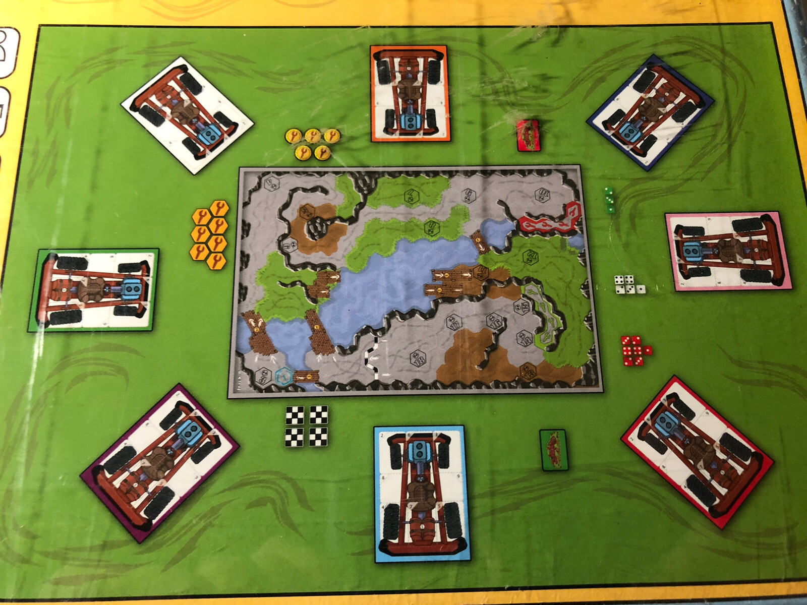 Junkyard Races Board Game (2010) NEW Gen 42 Games Racing/Set Collection
