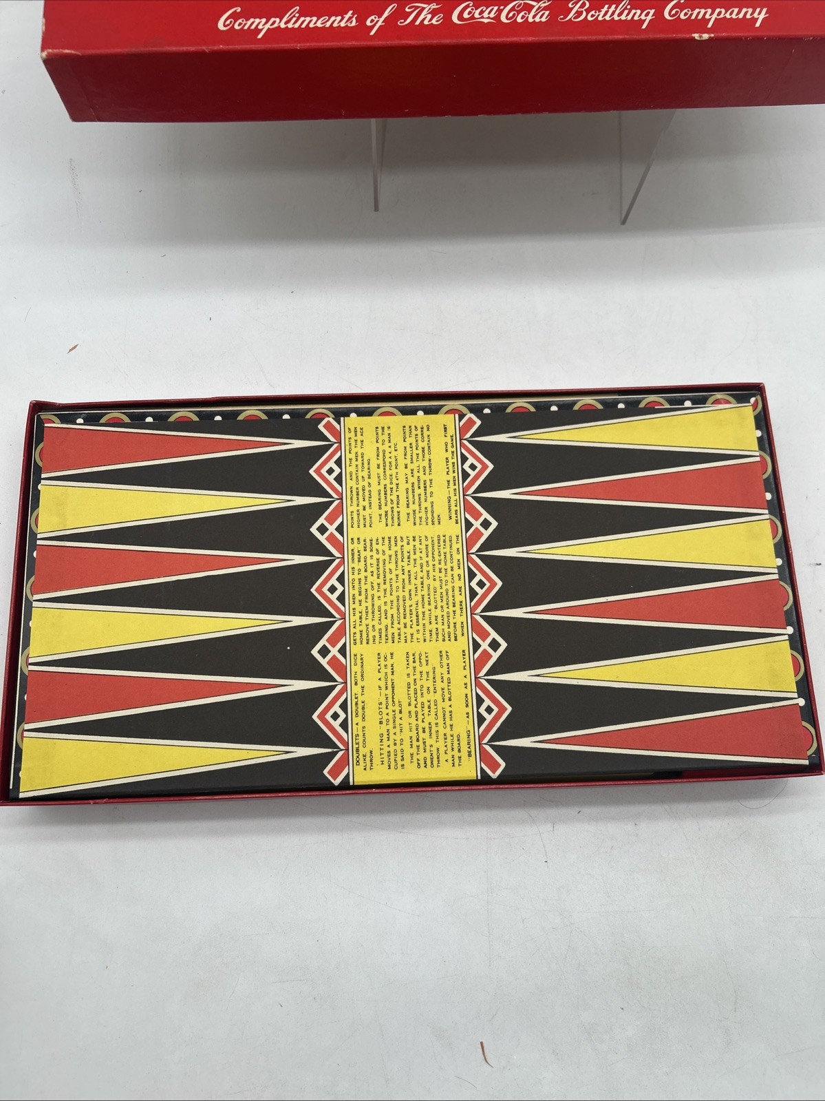 Coca-Cola Milton Bradley Checkers Acey-Ducey World War 2 Game Set