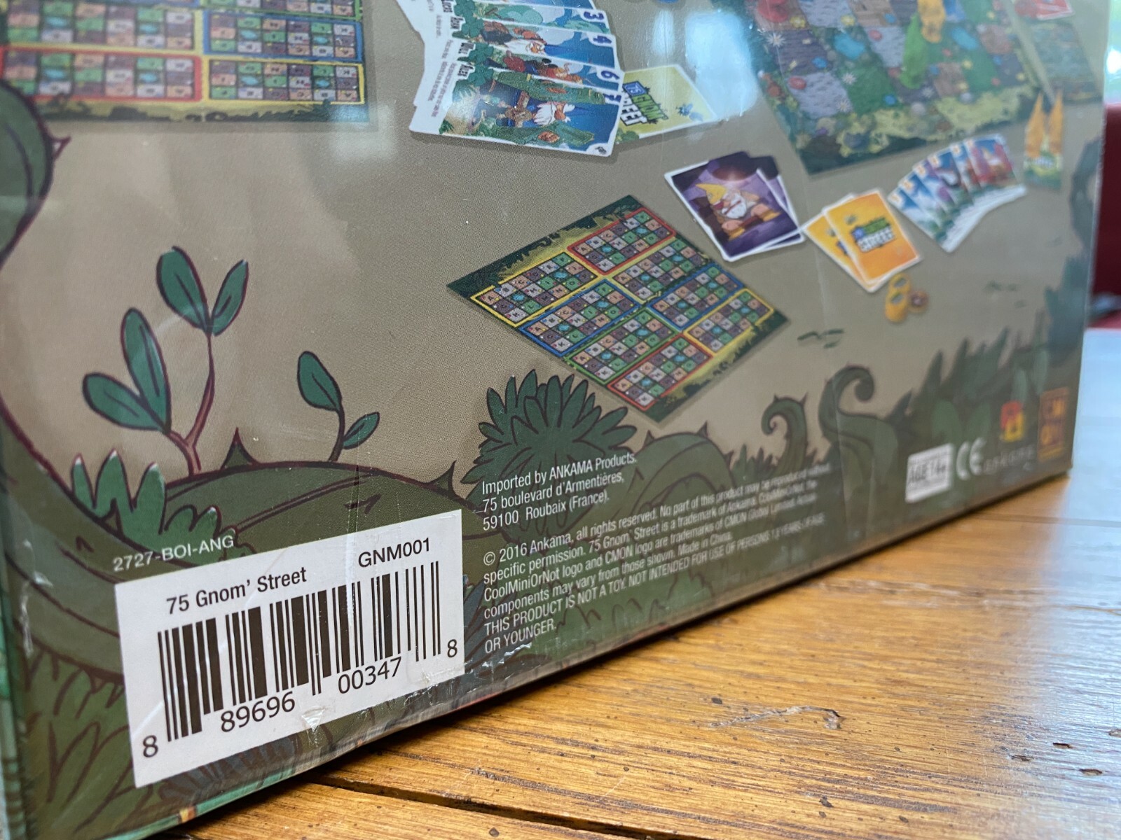 CMON 75 Gnom’ Street Board Game for 2 – 4 Players Ages 14+ Factory Sealed NEW