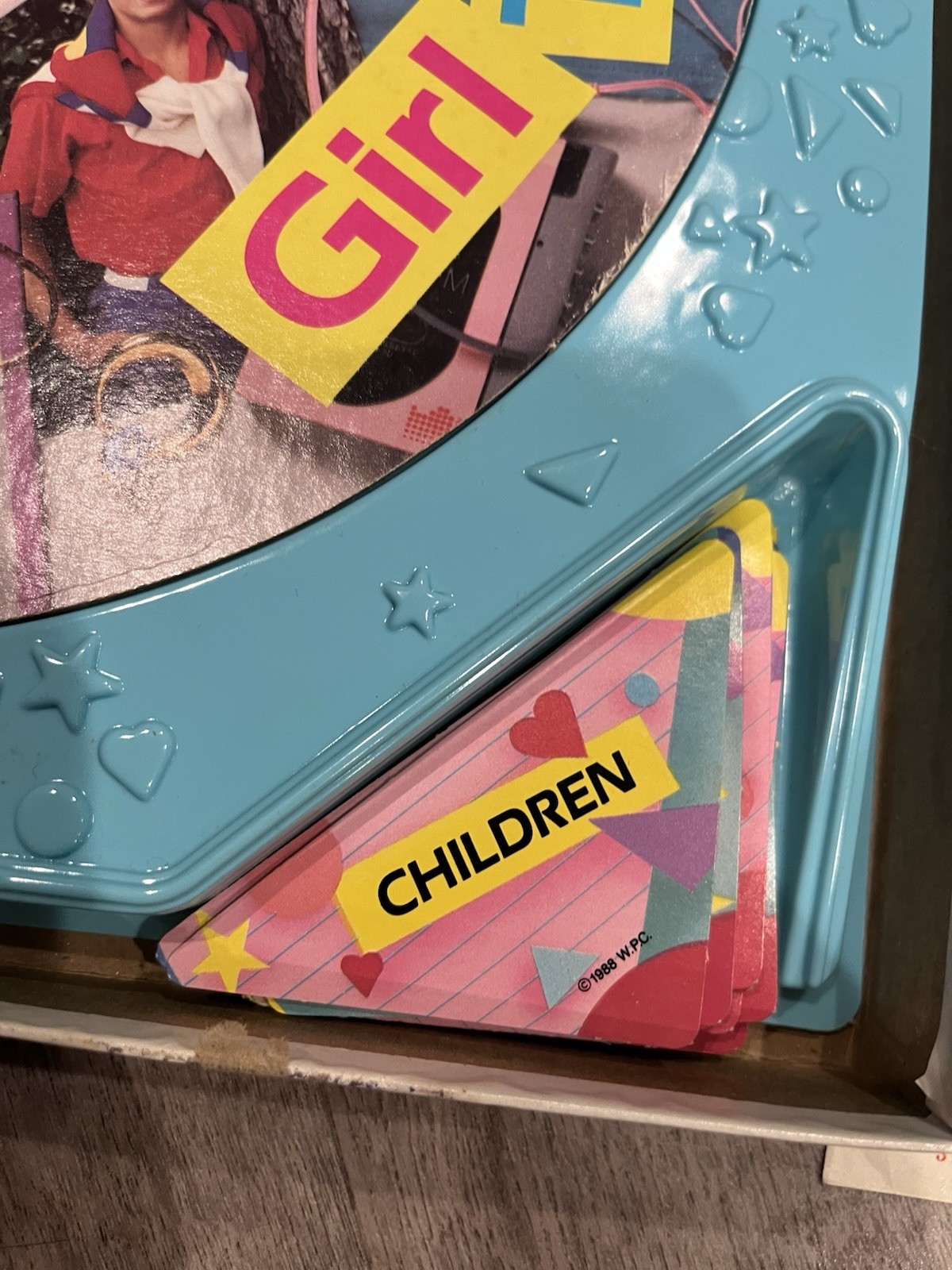 Vintage 1988 Girl Talk Board Game Golden