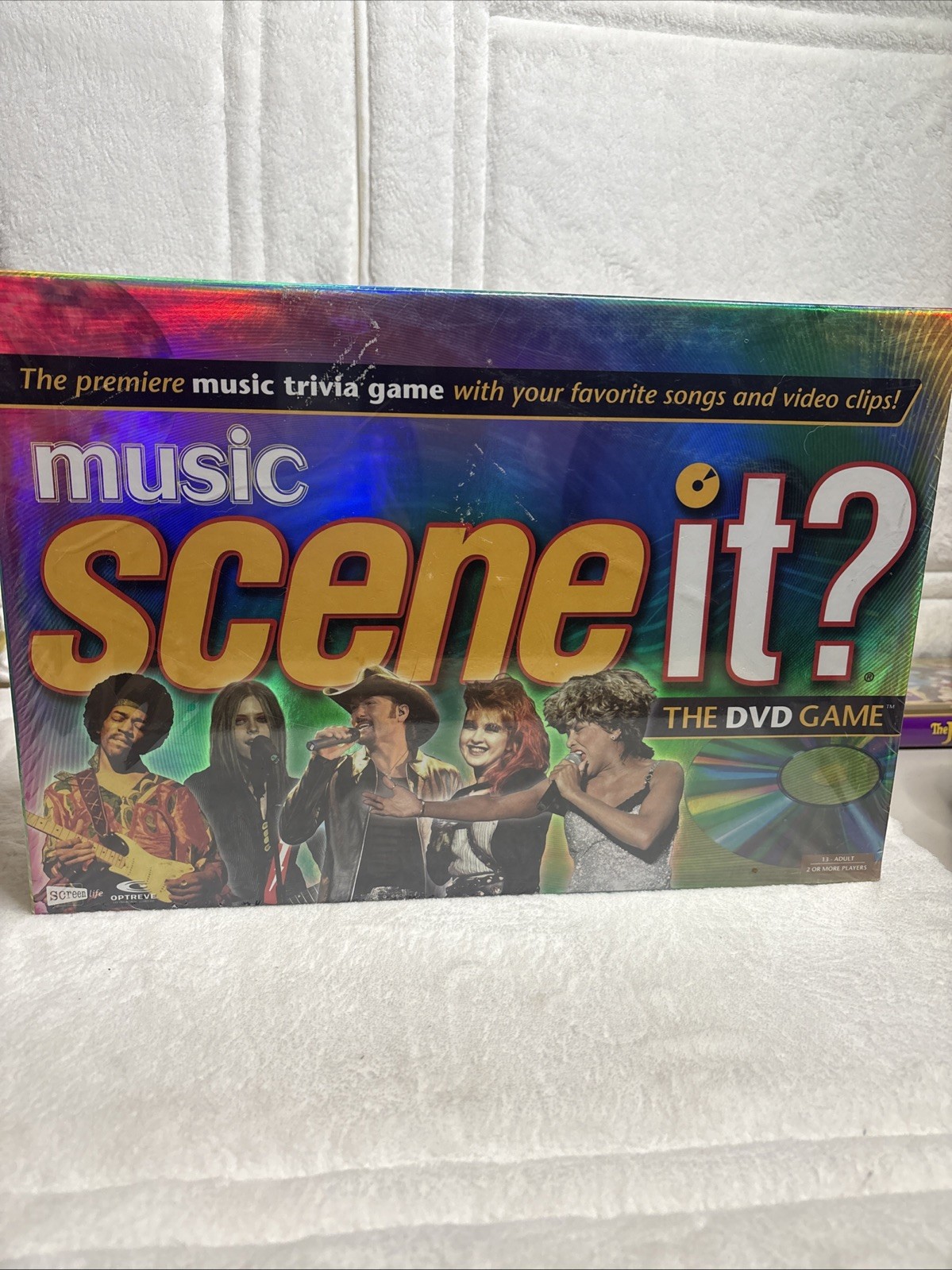Scene It? Music DVD 2004 Board Game Pop Video Music Trivia New Sealed ScreenLife
