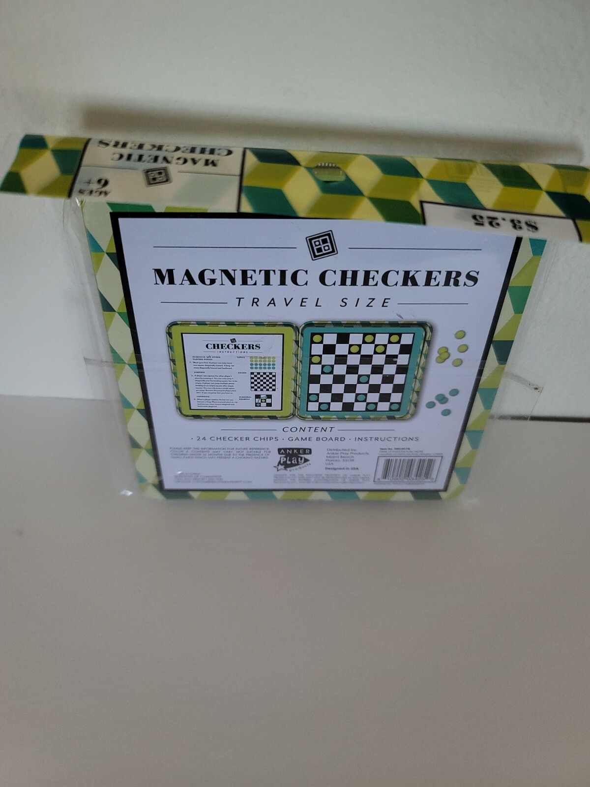 Magnetic Checkers Travel Size Portable Compact