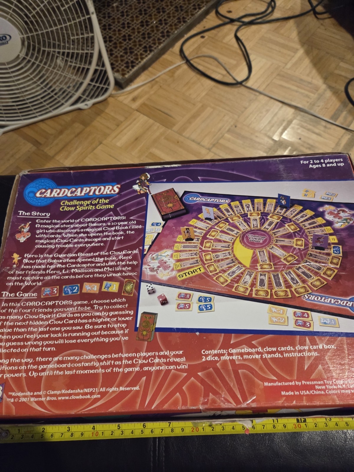 Cardcaptors: Challenge of the Clow Spirits Anime Board Game – 2001