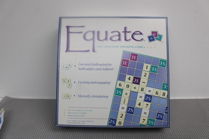 Equate The Equation Thinking Board Game Educator Home School Learn Math Complete
