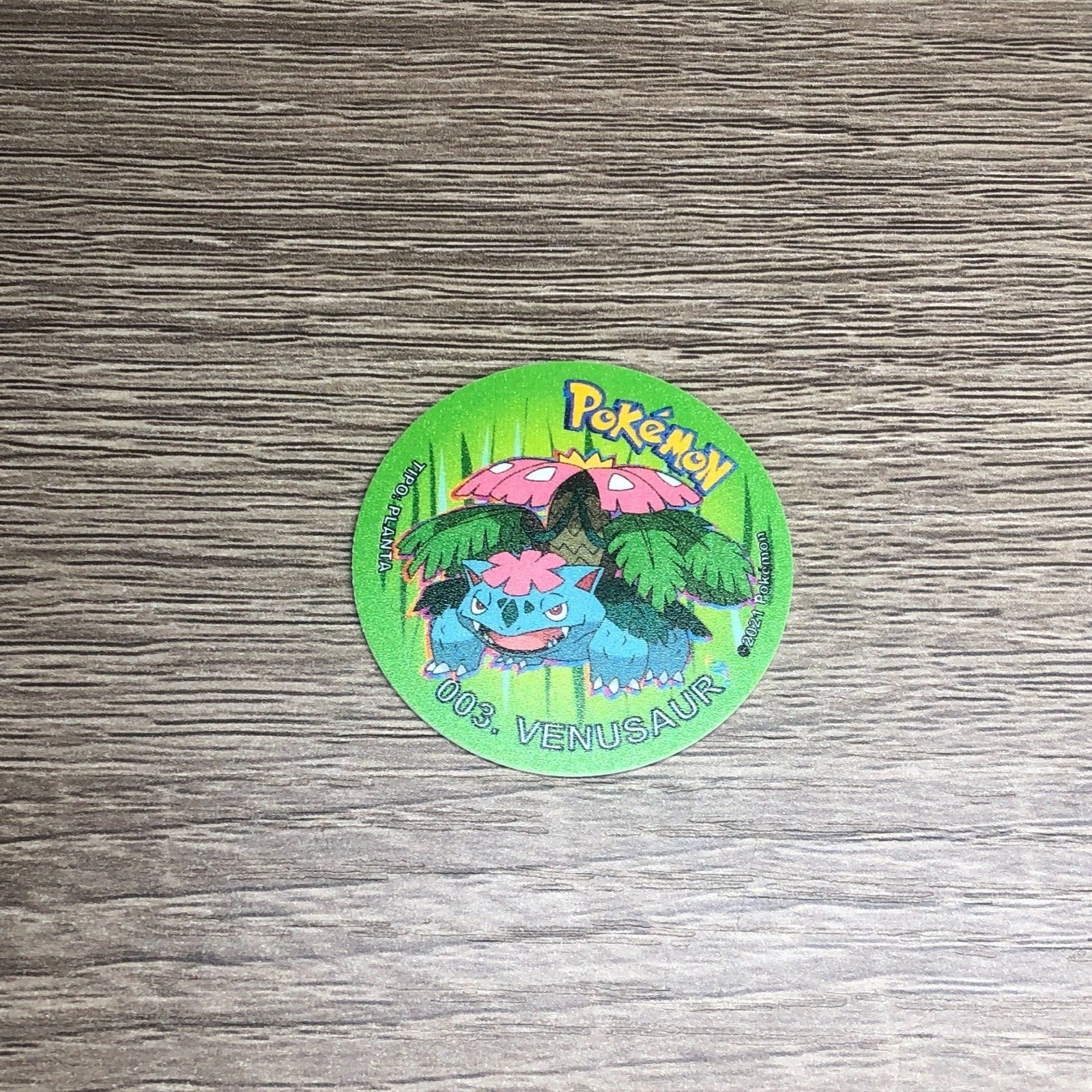 Pokemon Pogs Venusaur Tazos Sabritas Taps Mexico Nintendo Tazo 2021 Collectable