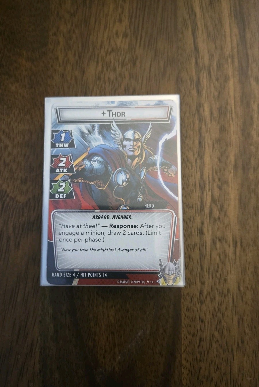 Marvel Champions Thor Hero Pack Expansion, Used. INCOMPLETE SET, MISSING CARD