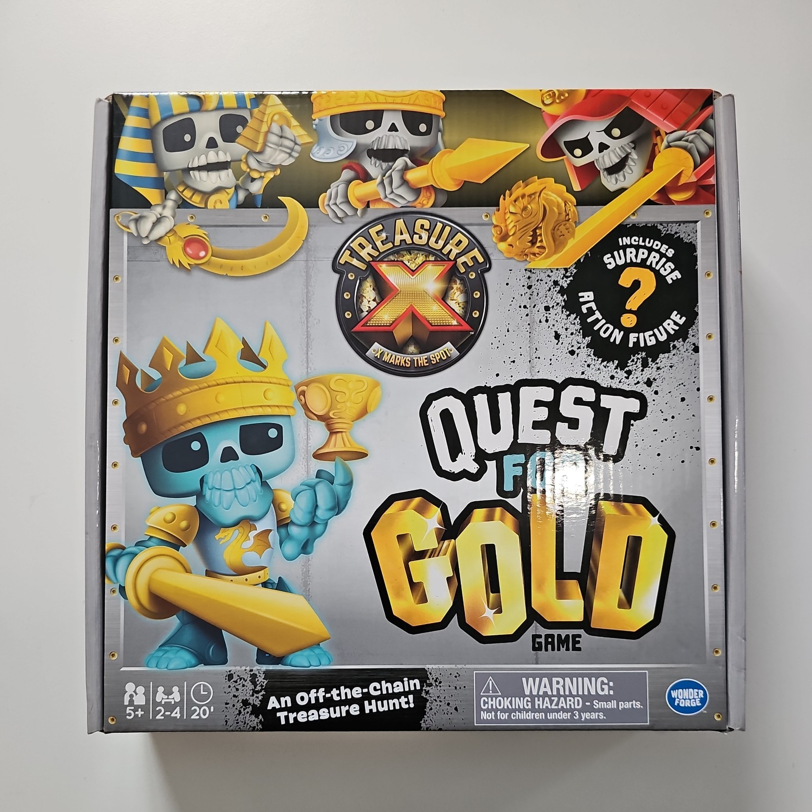 Quest for Gold Board Game Treasure X Marks the Spot Wonder Forge 2019 Ages 5 Up