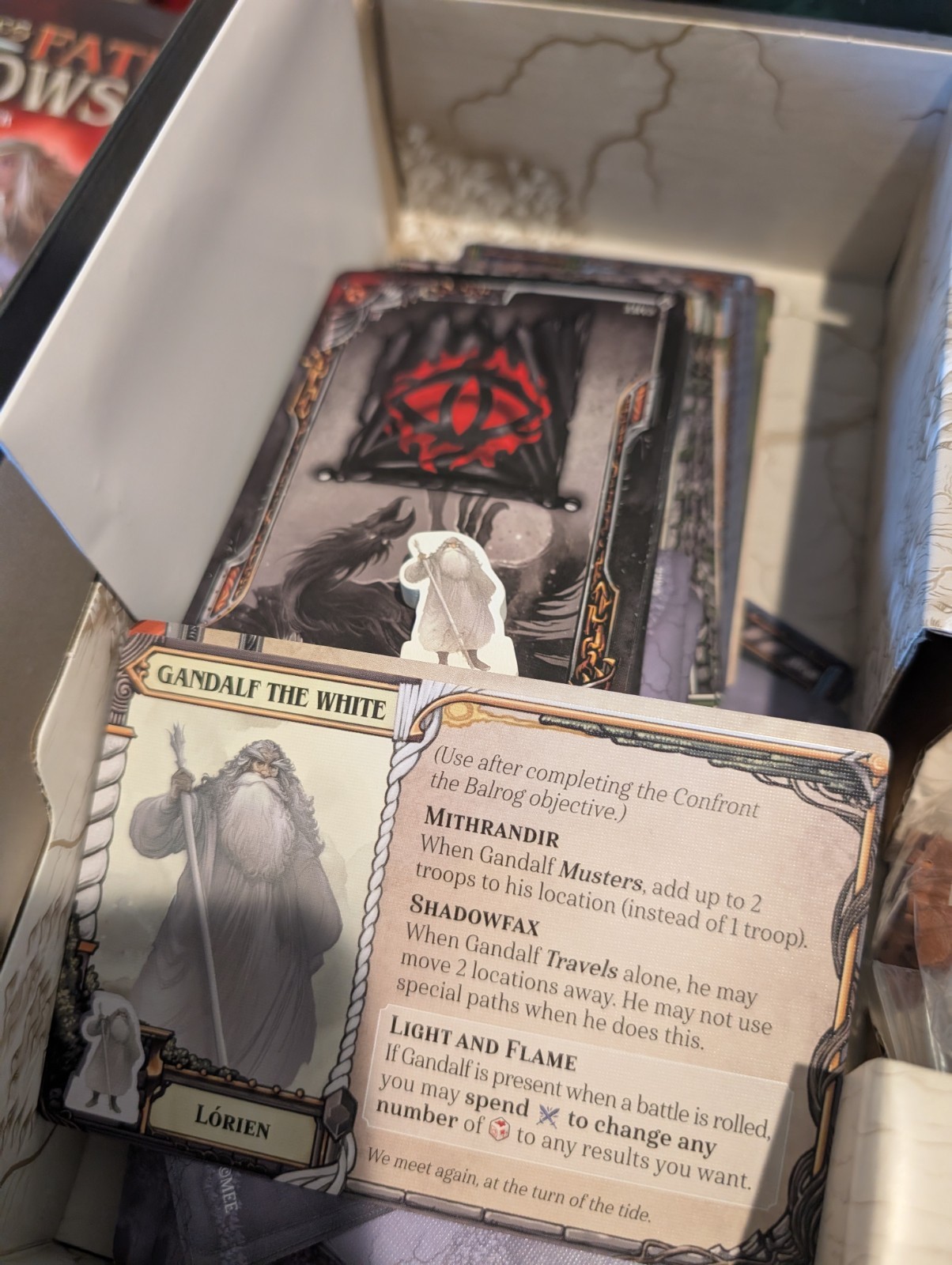 Fate of the Fellowship Board Game, + Gandalf the White