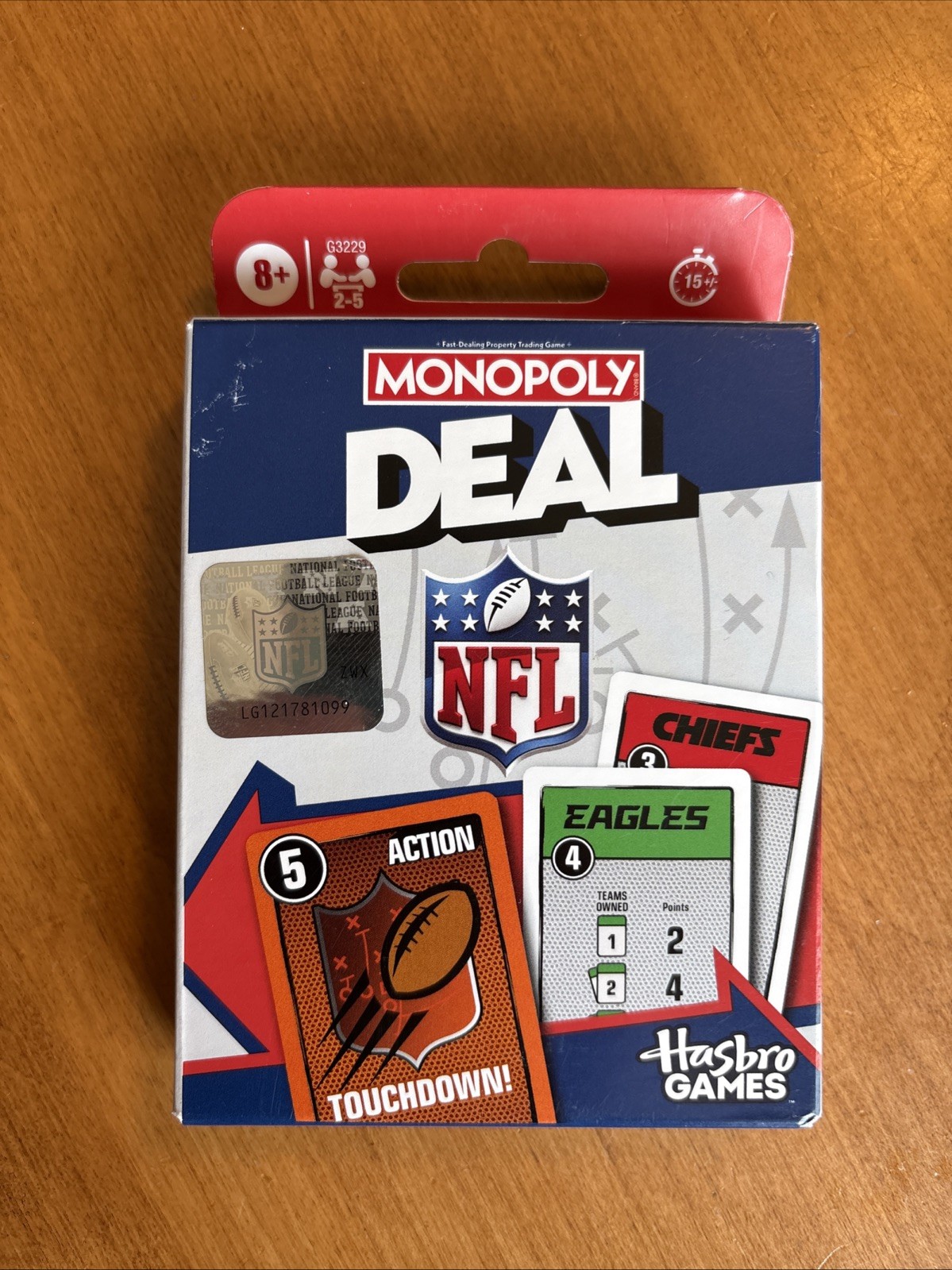 Monopoly Deal NFL Edition Game | Officially Licensed NFL Card Game for Families