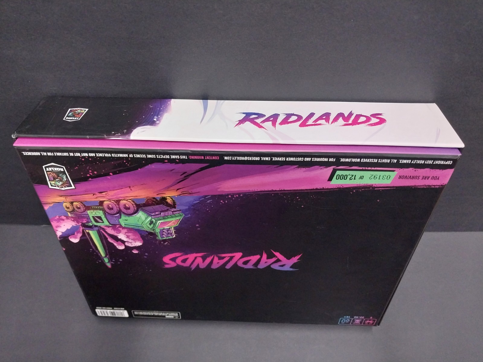 2021 Radlands Super Deluxe Edition Kickstarter Limited only 12000 made card game