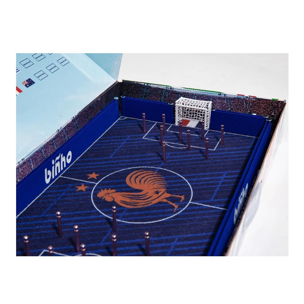Binho Classic: France Edition 2 Player Tabletop Pinball Soccer Game