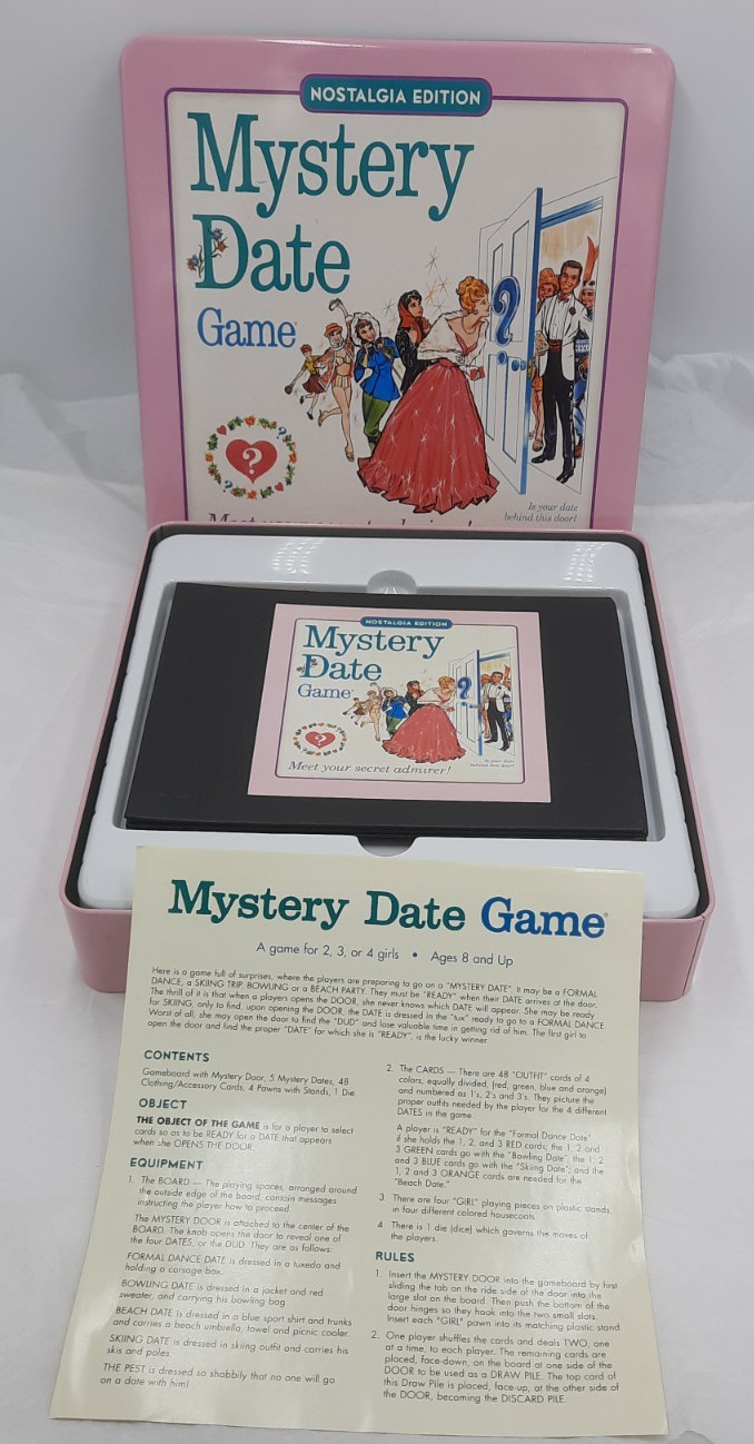 Mystery Date Game Nostalgia Edition in Tin Complete 2014
