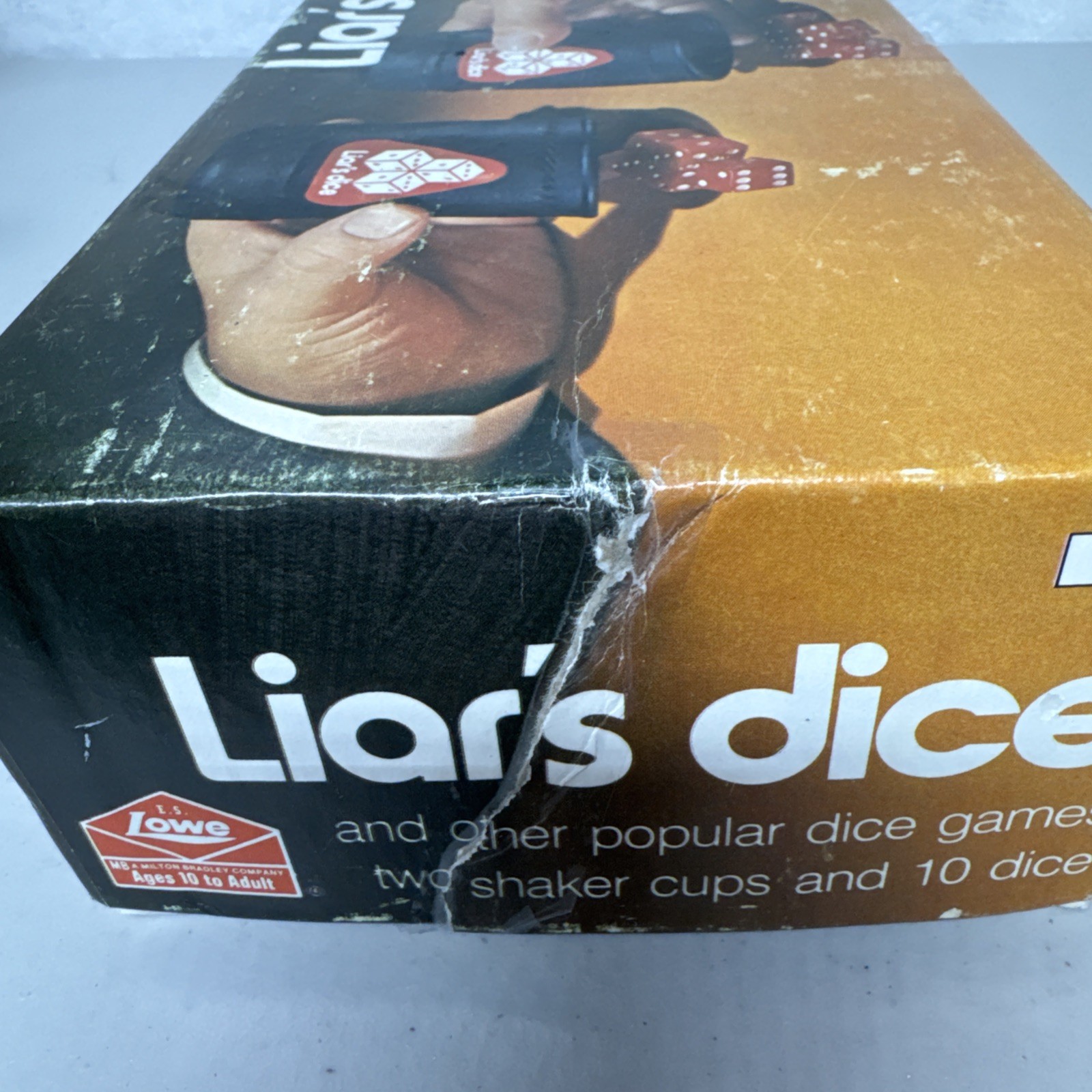 E.S. Lowe Liar’s Dice Game Complete With Box Damage Ages 10 And Up