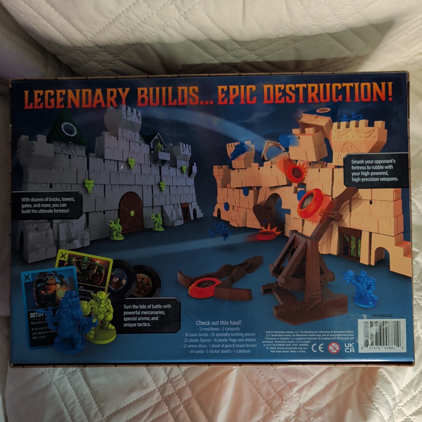 Restoration Games Crossbows & Catapults: Fortress War