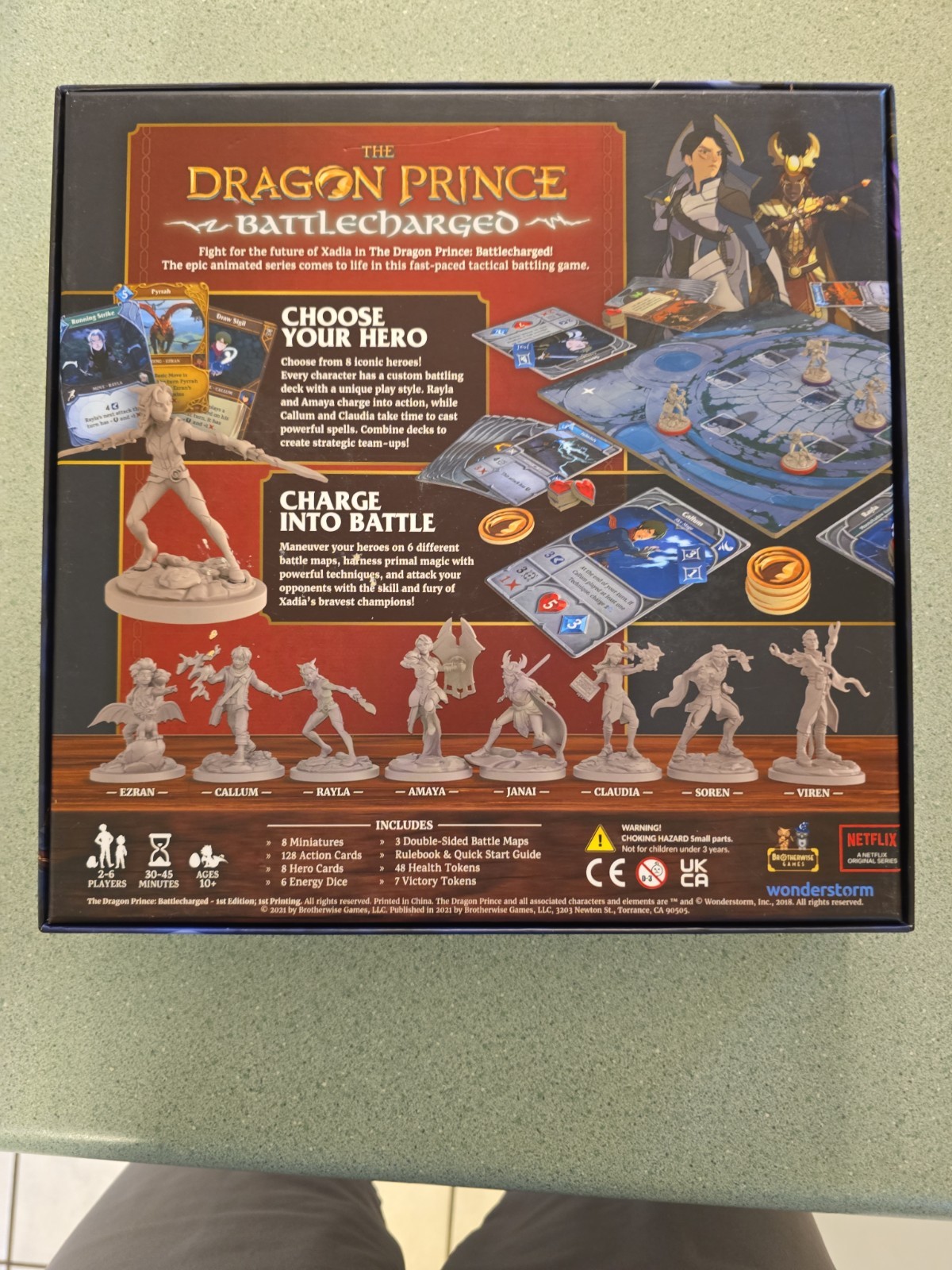 The Dragon Prince Battlecharged Board Game Brotherwise Wonderstorm- New Open Box