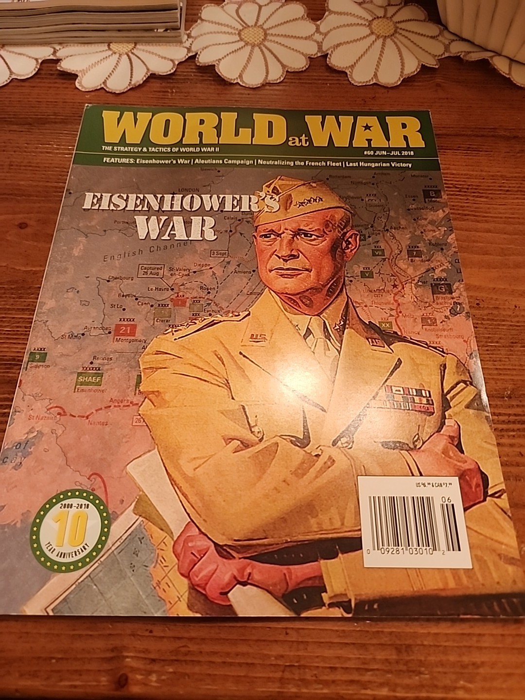 Decision Games World At War Mag #60 w/Eisenhower’s War Mag VG+