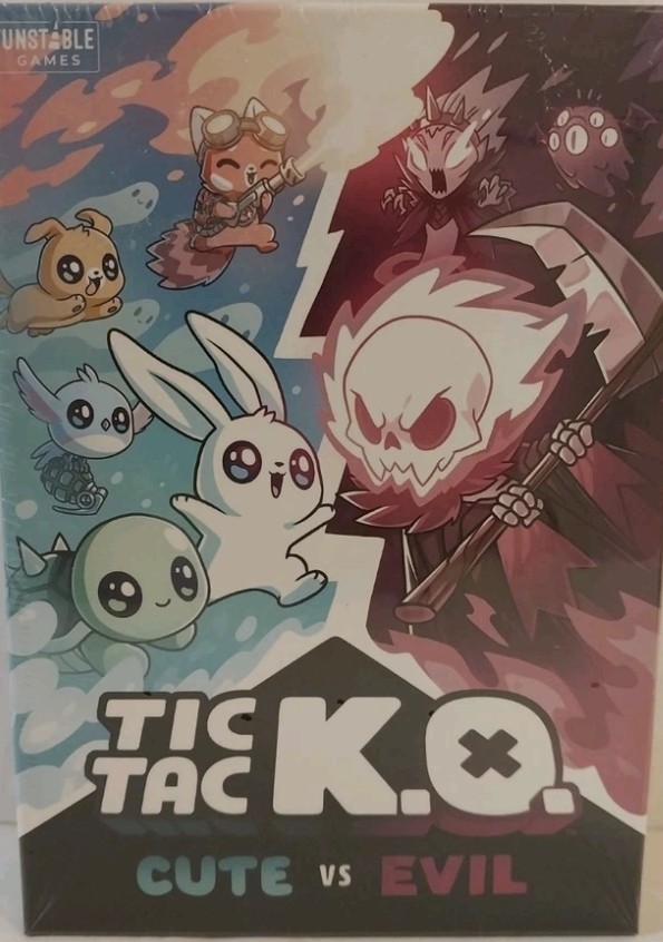 Total Of 5 Tic Tac KO Cute Evil Card Game NEW SEALED Unstable Games All 1 Price