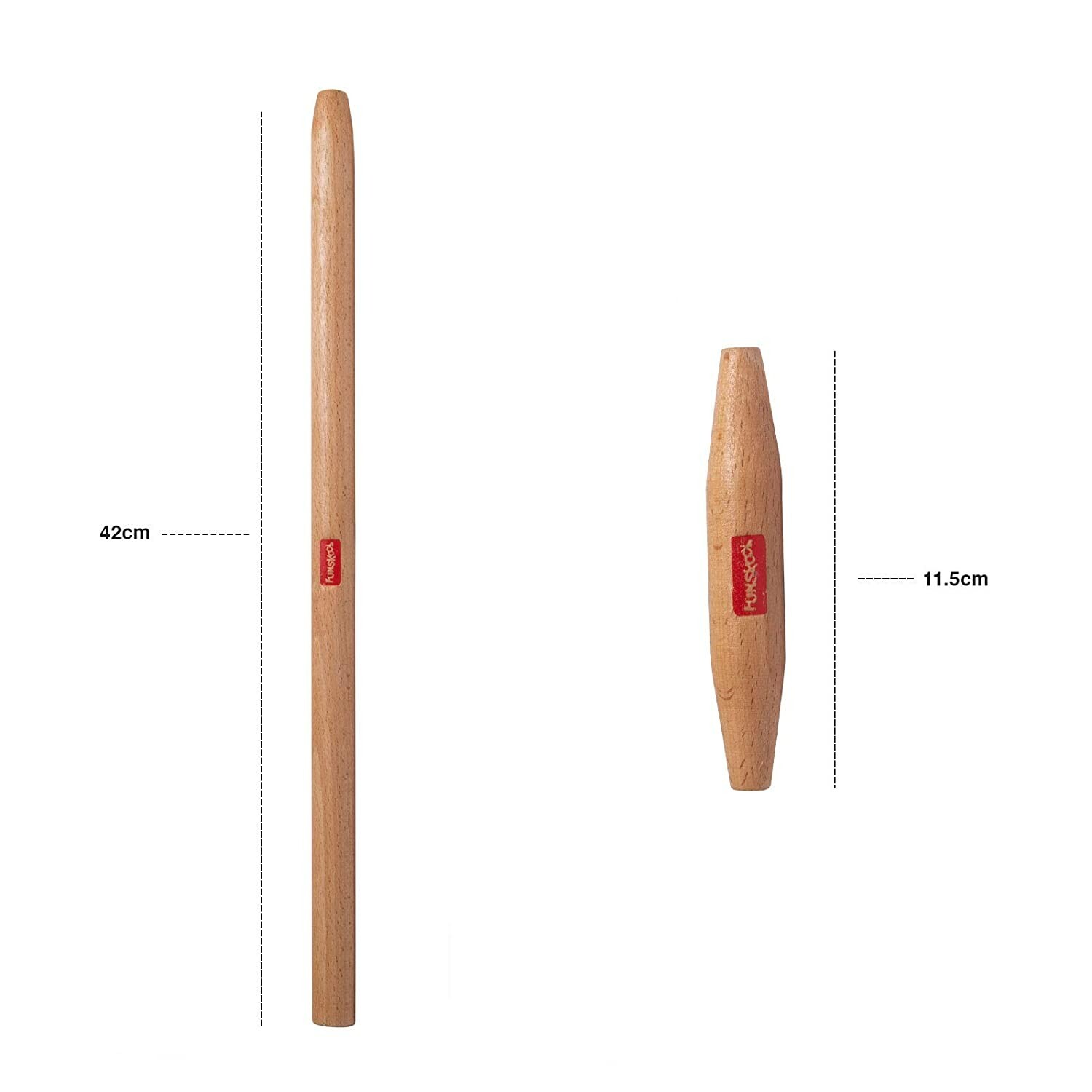 Traditional Outdoor Game of India Wooden Stick For Kids & Adults 2 Teams 8 Years