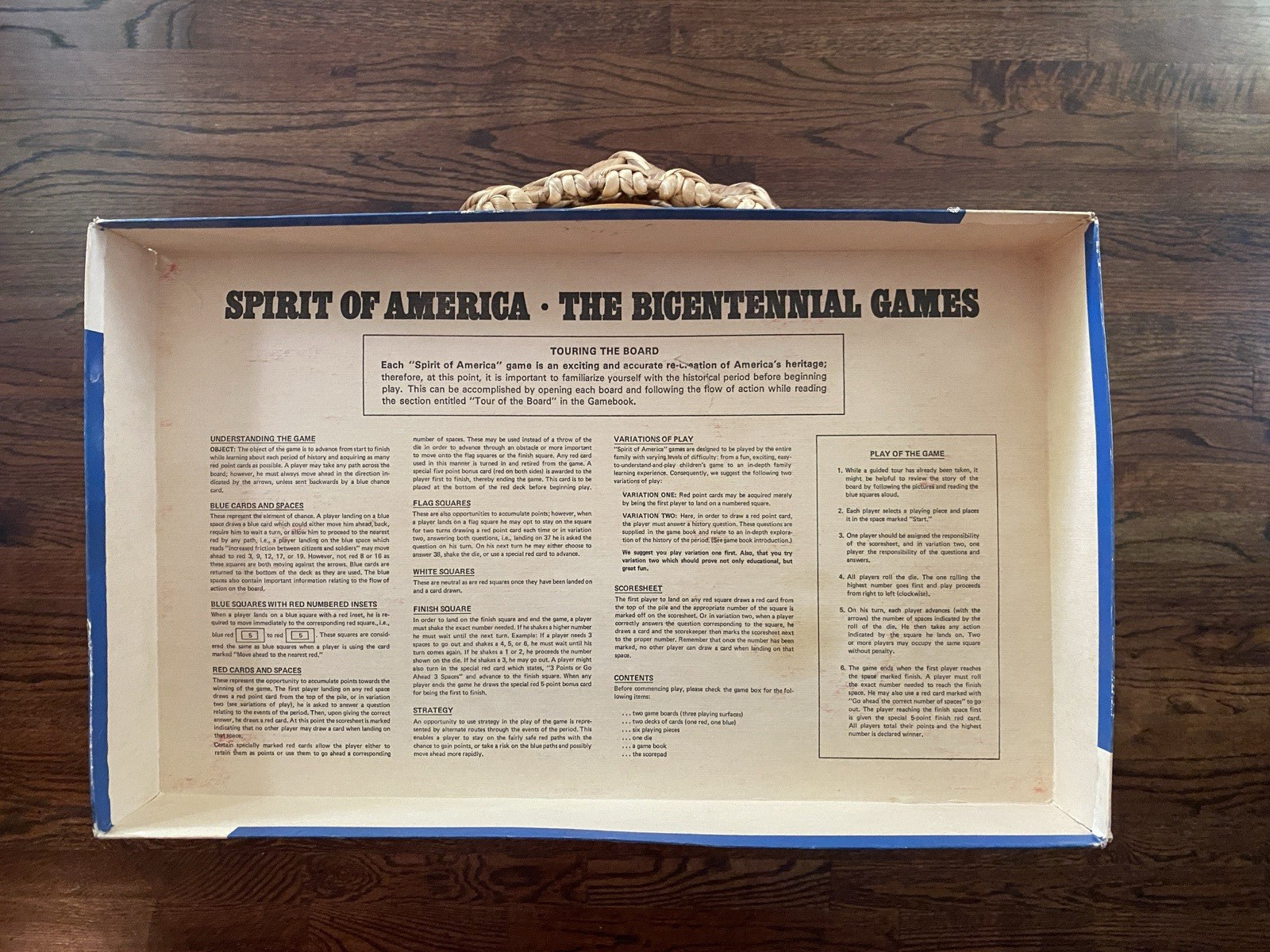 The Bicentennial Games Vintage American 3 Board Games USA 1776-1976