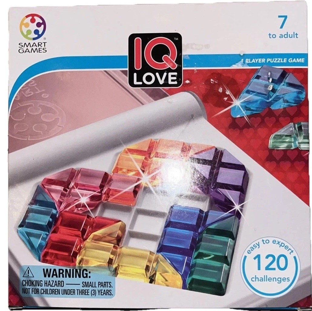 SmartGames IQ Love Travel Puzzle Game 120 Challenges 100% Complete Ages 7+_B2