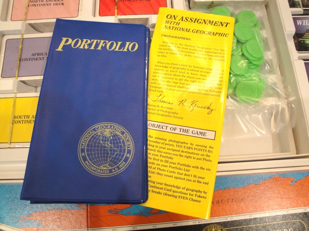On Assignment with National Geographic Board Game 1990 – SEALED Pieces/Parts